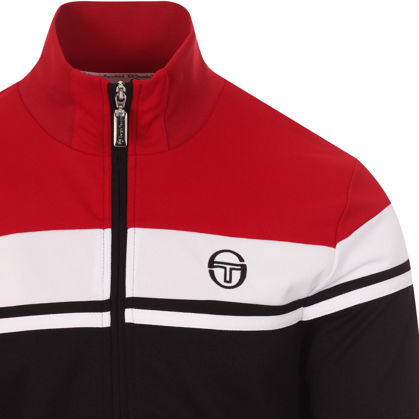 SERGIO TACCHINI Damarindo Retro Track Top Black/Red/White