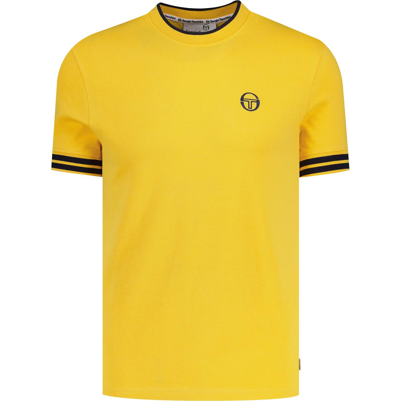 Iceberg Sergio Tacchini Stripe Cuff Pique Tee D