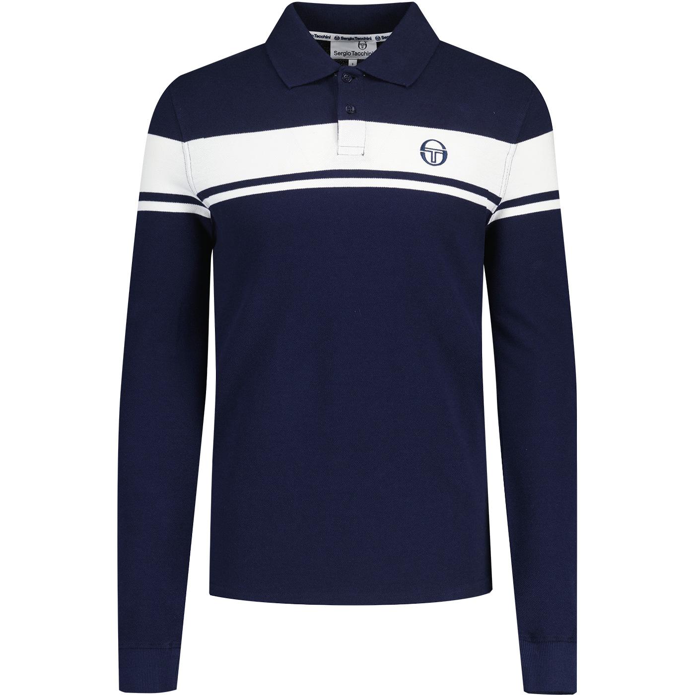Young Line Sergio Tacchini 80s L/S Polo Shirt MB/G