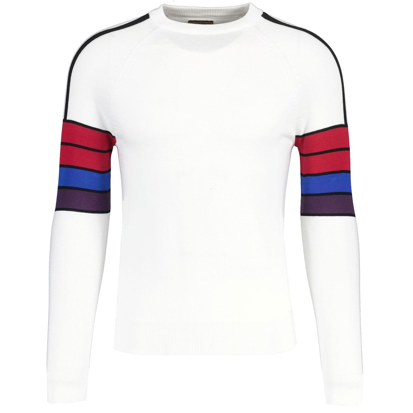 Beetlebum Ska & Soul Blur Stripe Sleeve Jumper E