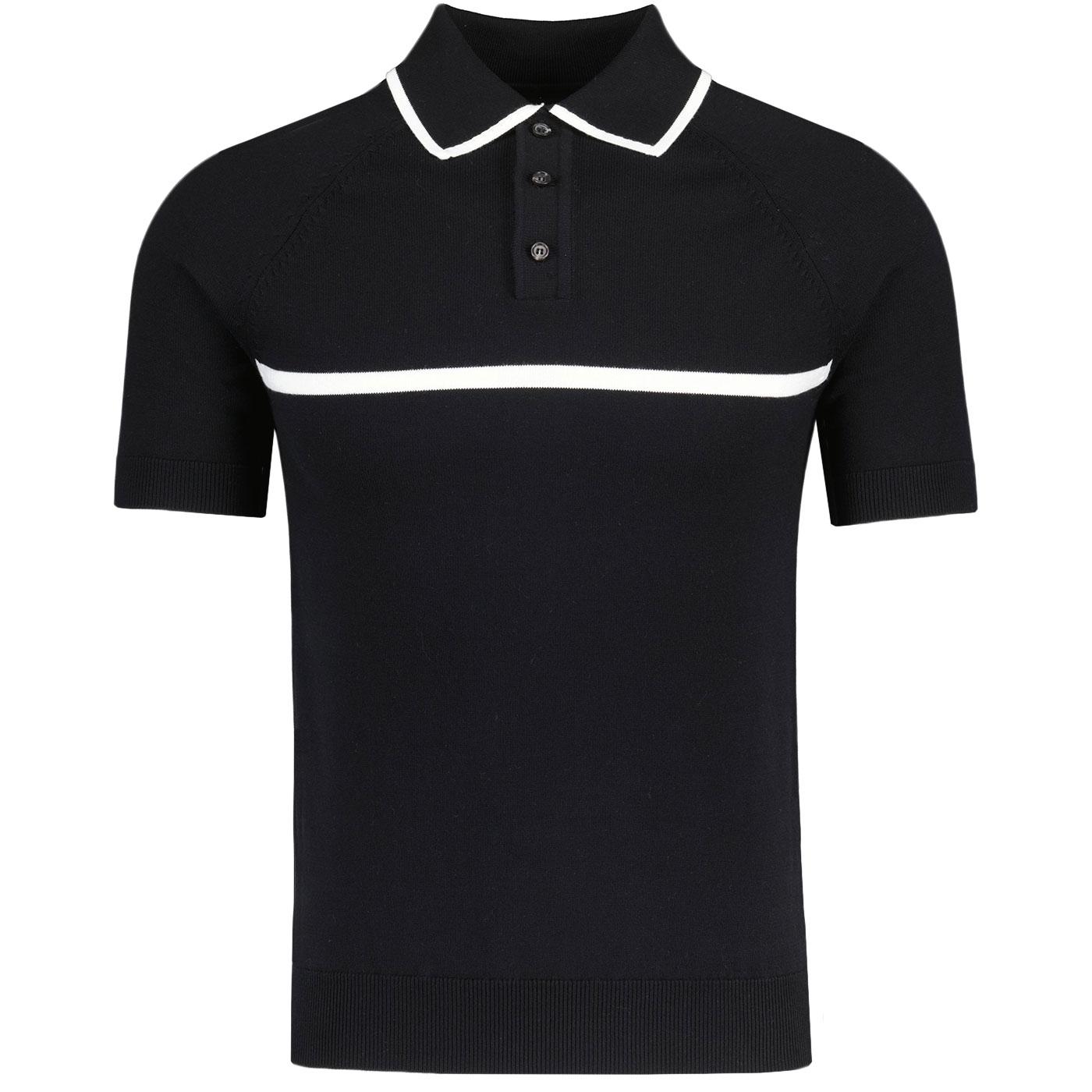Moran Ska & Soul Lock Stock Stripe Front Polo B