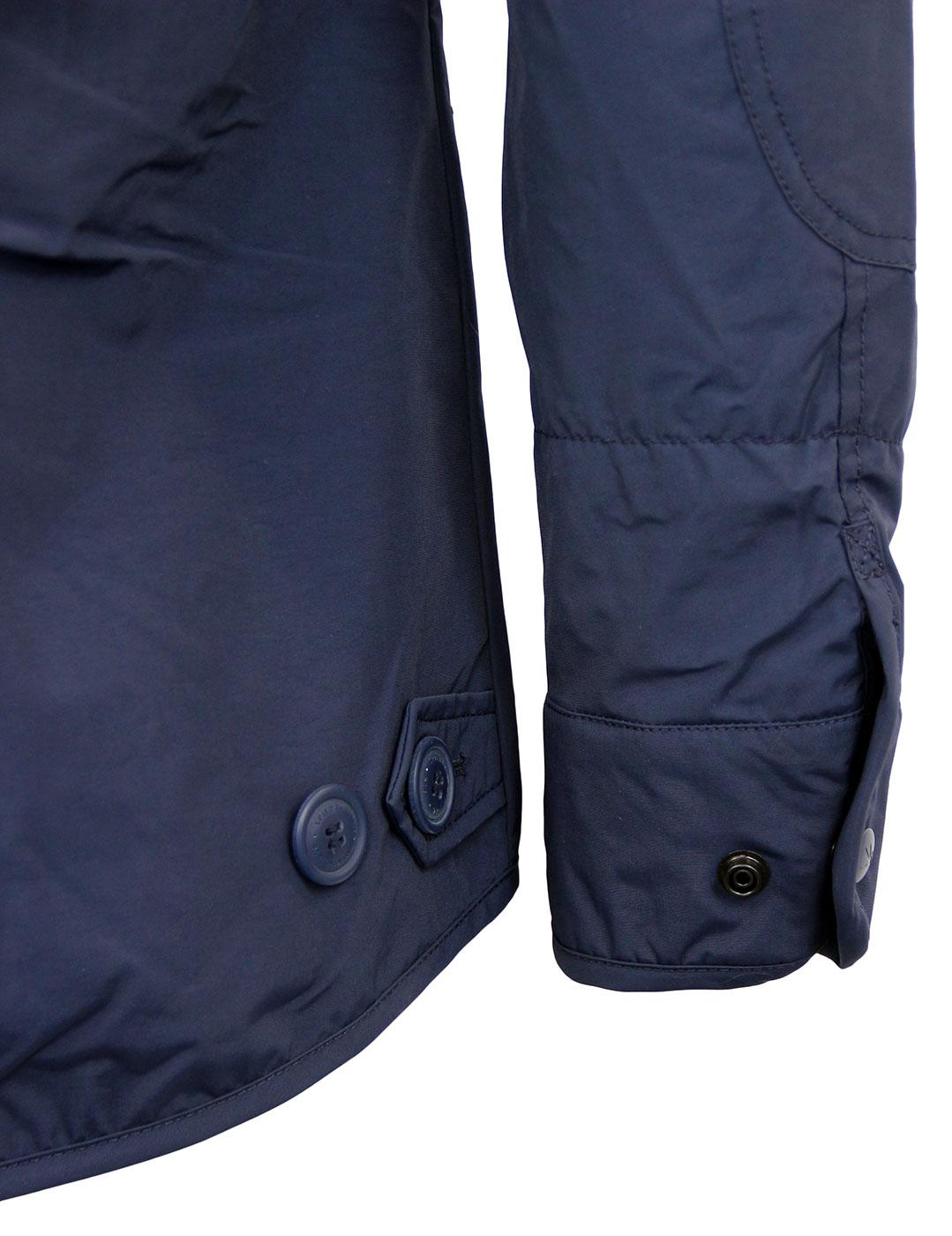SPIEWAK Retro Mod Military Tekora Summer N3B Parka Jacket in Blue