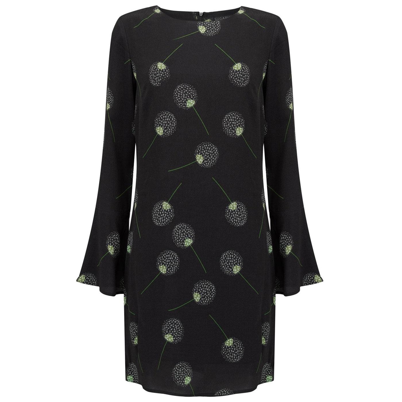 Misty Dandelion SUGARHILL BOUTIQUE 60s Dress Black