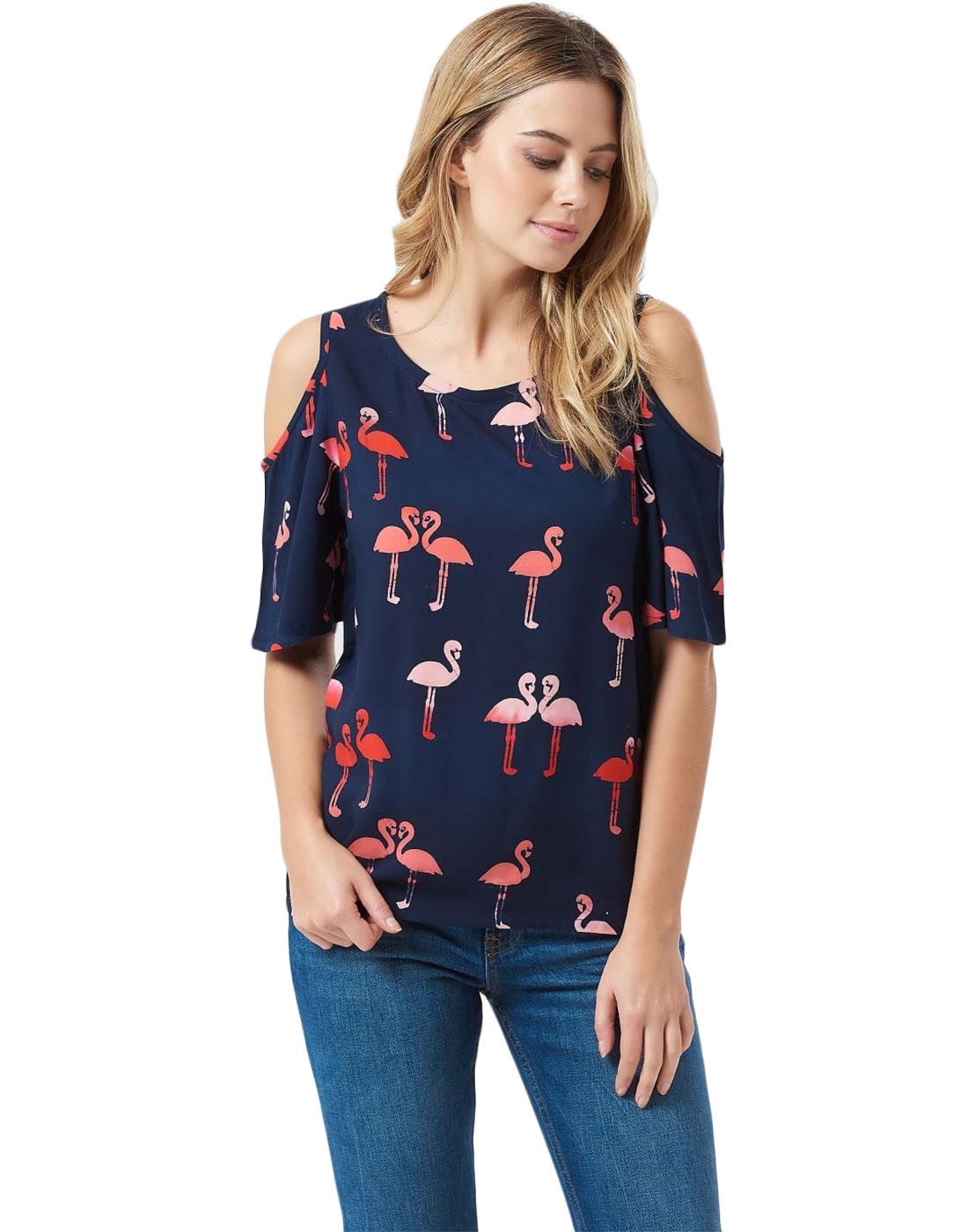 SUGARHILL BOUTIQUE Skyla Summer Cold Shoulder Top
