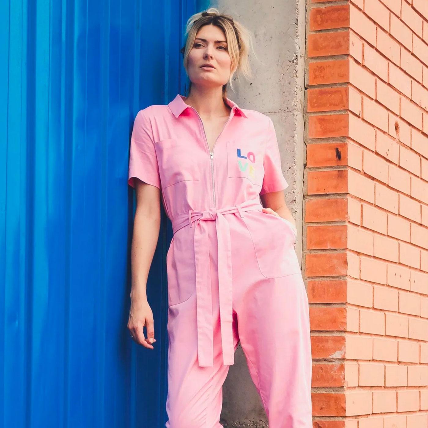 Pink boiler suit online