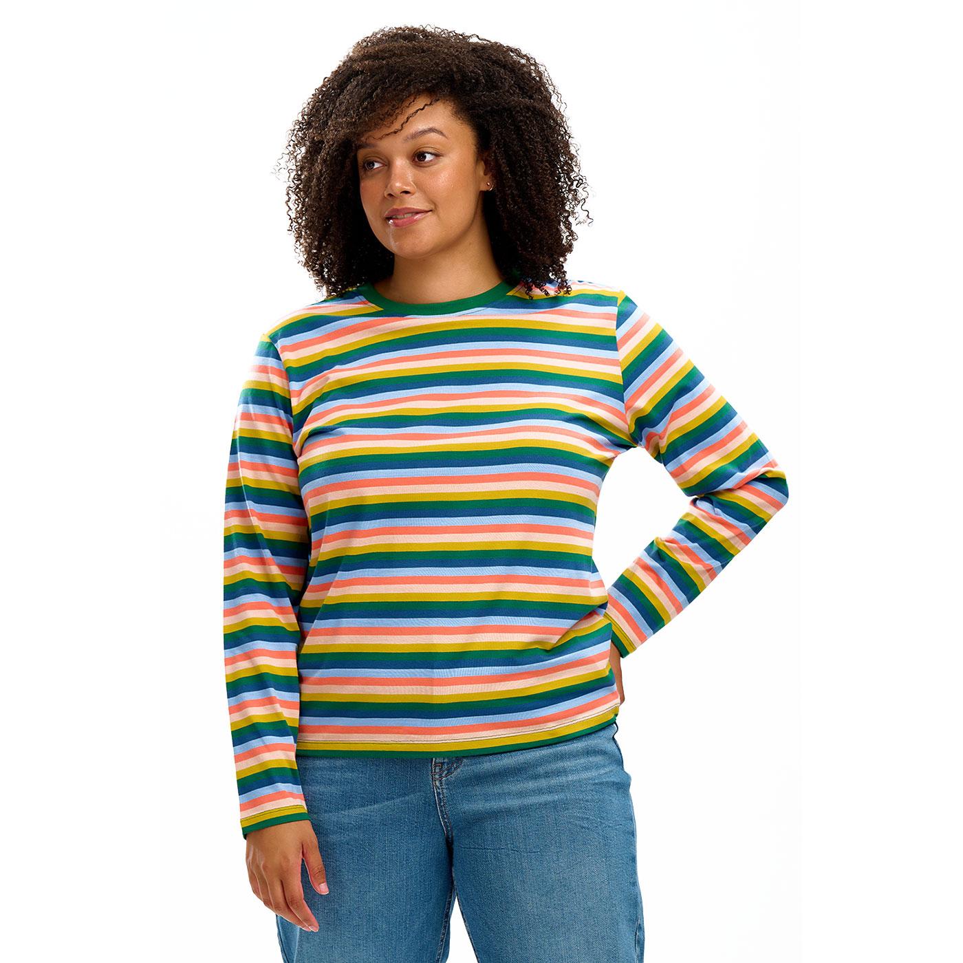 Brunswick Sugarhill Brighton Stripe Jersey Top Y/G