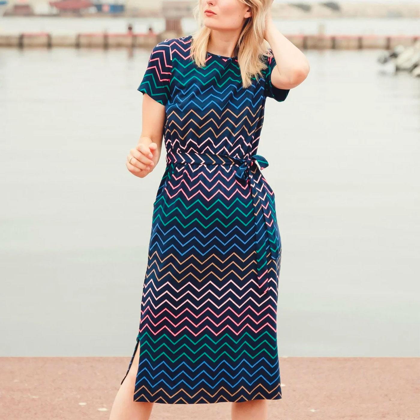 Chevron stripe outlet dress