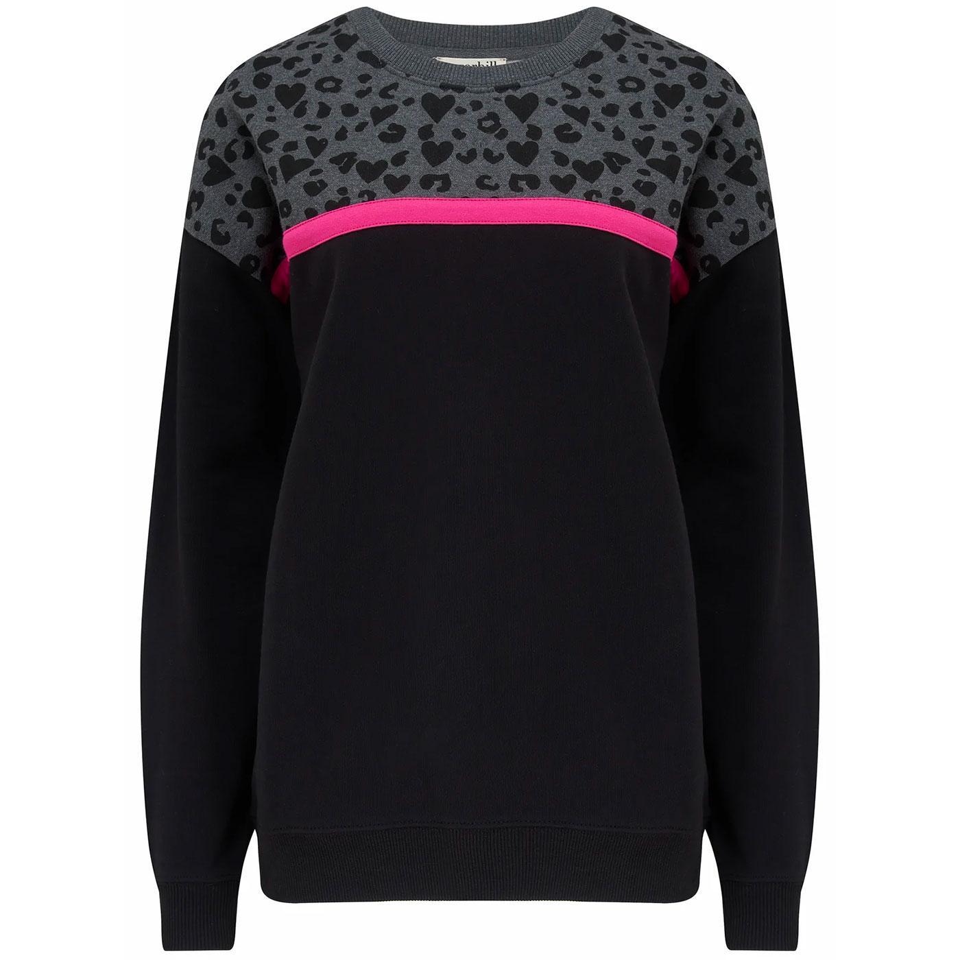 Noah SUGARHILL BRIGHTON Split Leopard Sweatshirt