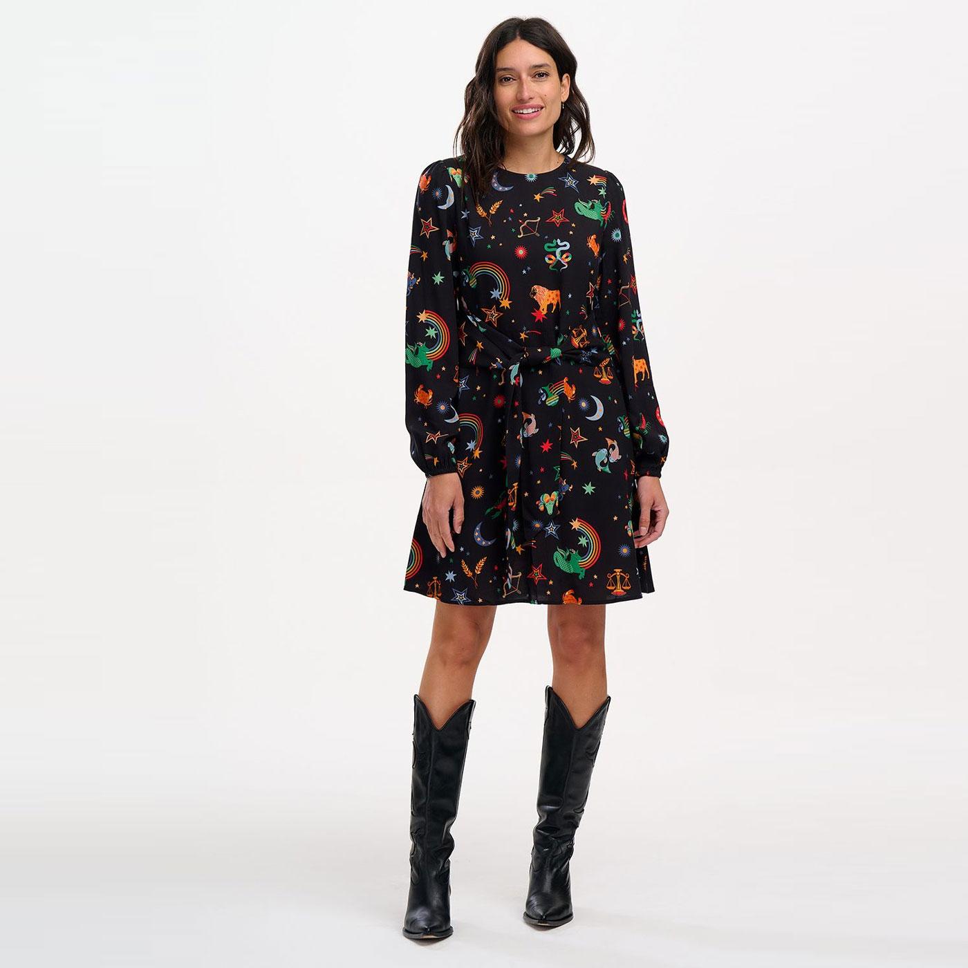 即発！BRIGHTON dress Ombre Mesh Off The Shoulder Jersey Midi Dress | Karen Millen