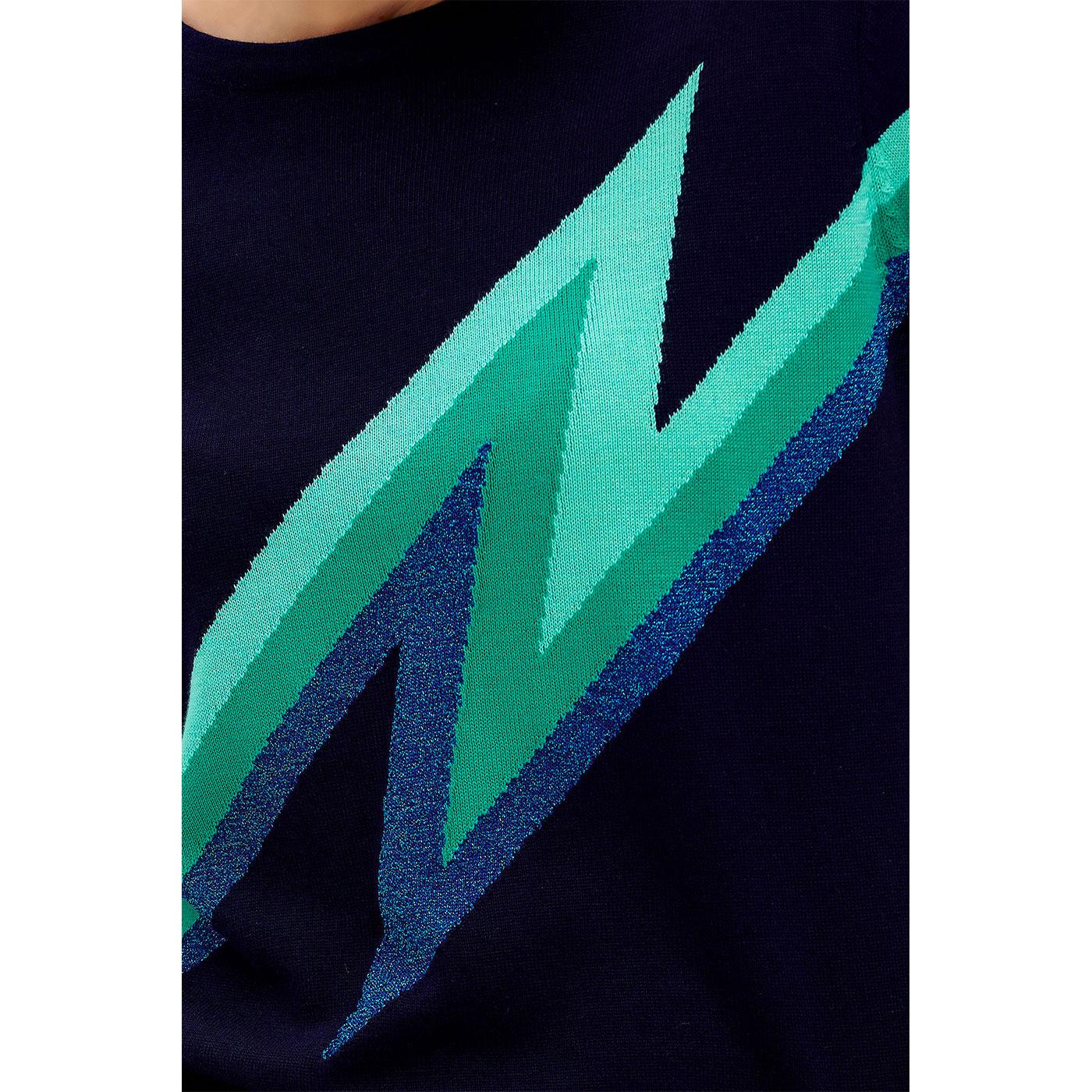 Rita SUGARHILL Retro Zap Cool Lightning Flash Jumper