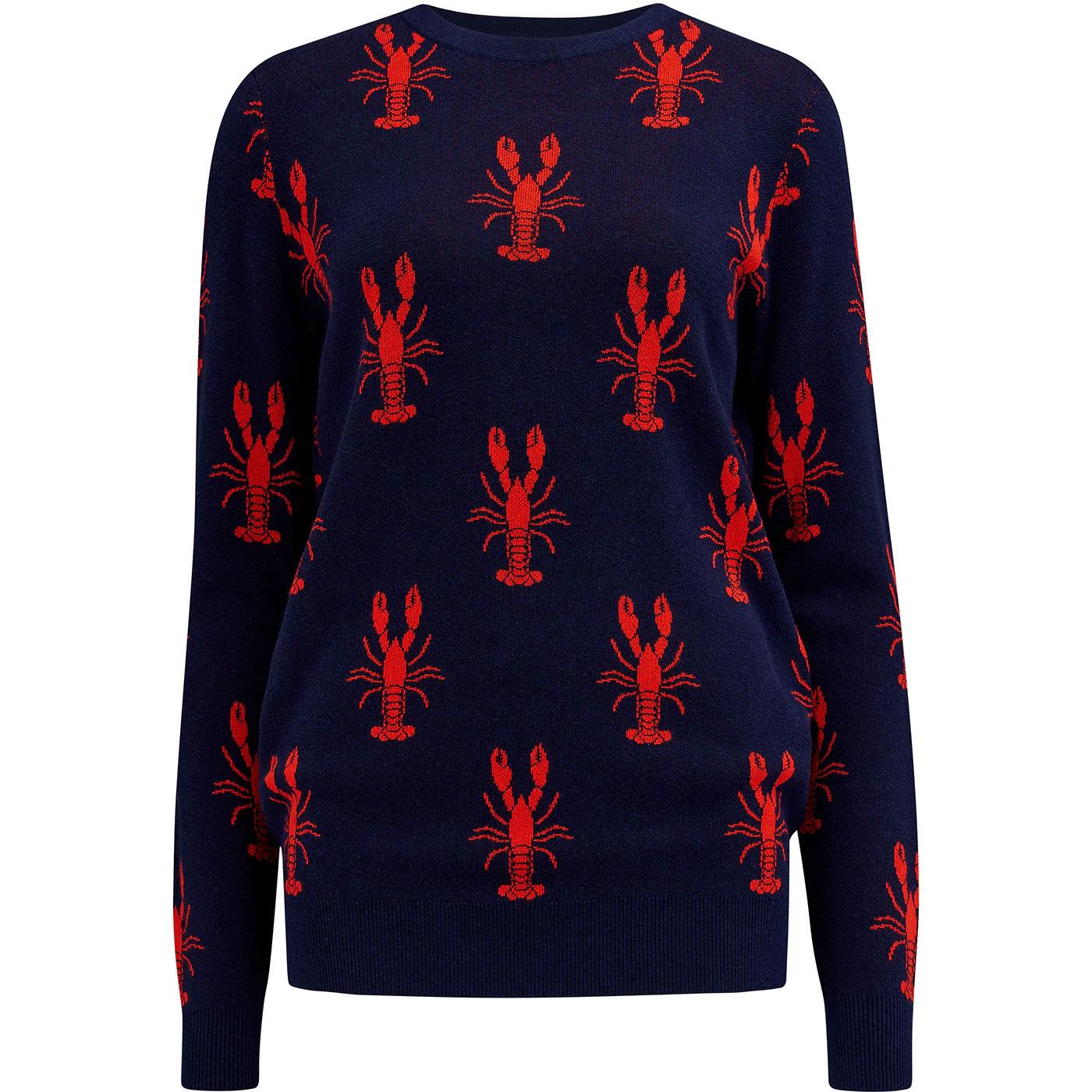 Rosie Sugarhill Lobster Repeat Intarsia Jumper N