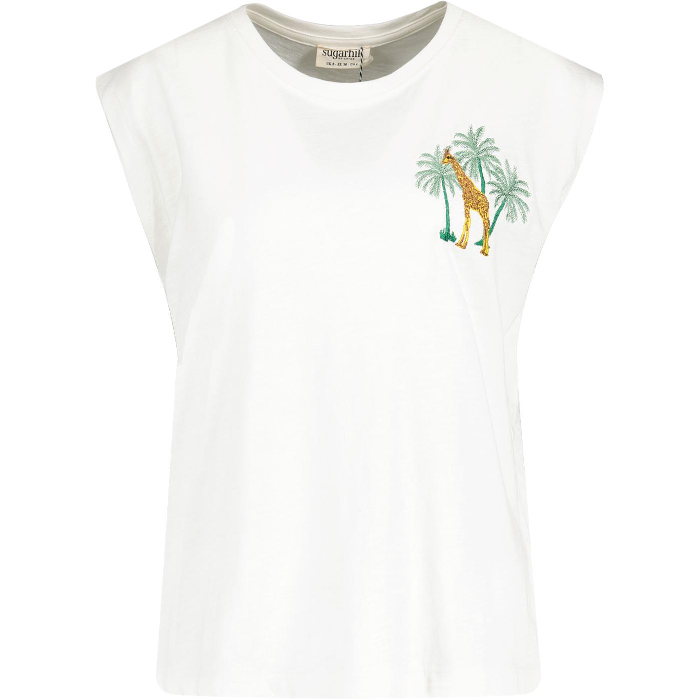 Chrissy SUGARHILL Jungle Badge Relaxed Tank Tee
