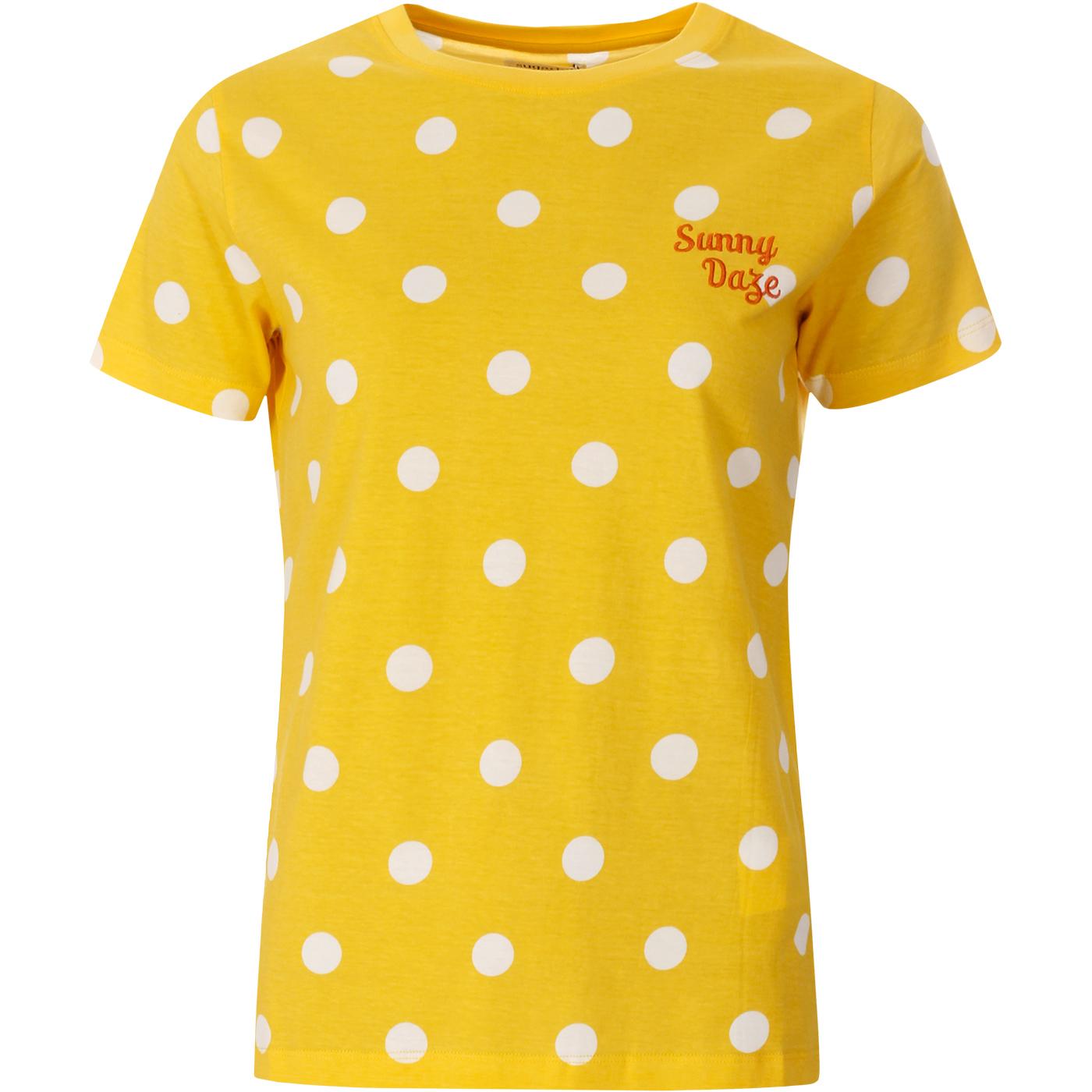 Maggie SUGARHILL BRIGHTON Retro 70s Polka Dot Tee