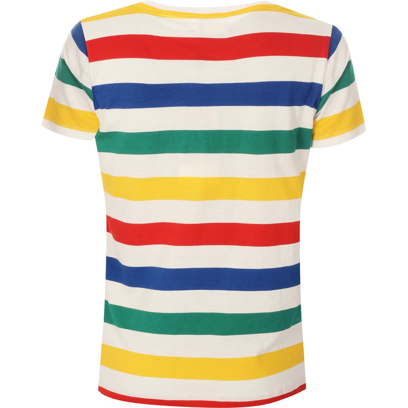 SUGARHILL BRIGHTON Maggie Retro 70s Surf Stripe Tee