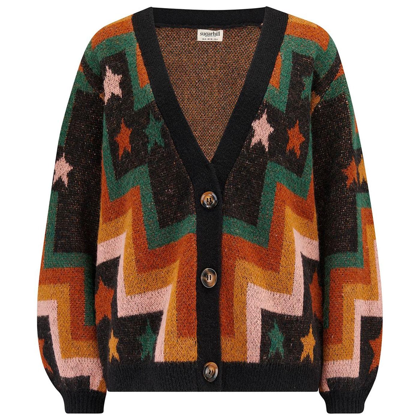 Morganna Sugarhill Chevron & Stars Knit Cardigan 