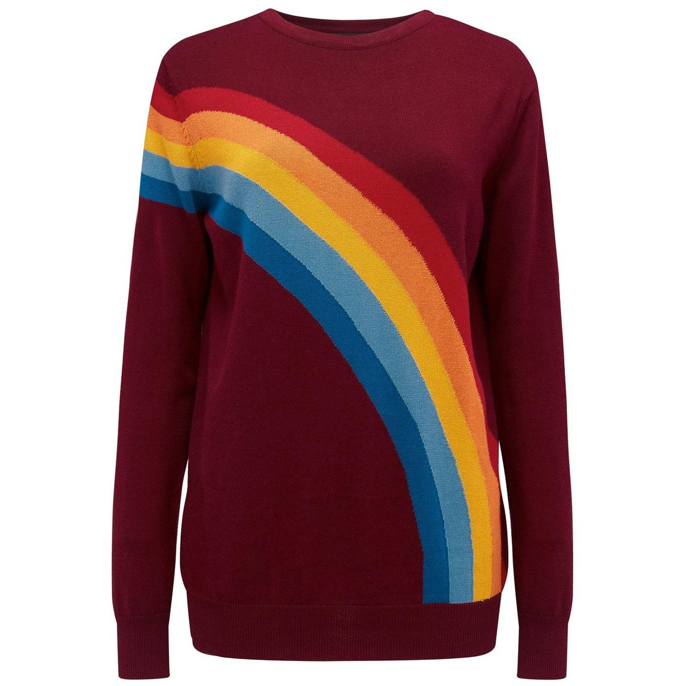 SUGARHILL BOUTIQUE Rita Rainbow Vintage Sweater