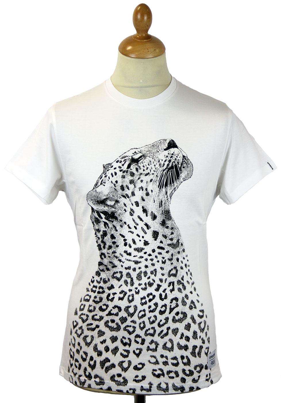 SUPREMEBEING Liupaard Retro Indie Leopard Print T-Shirt