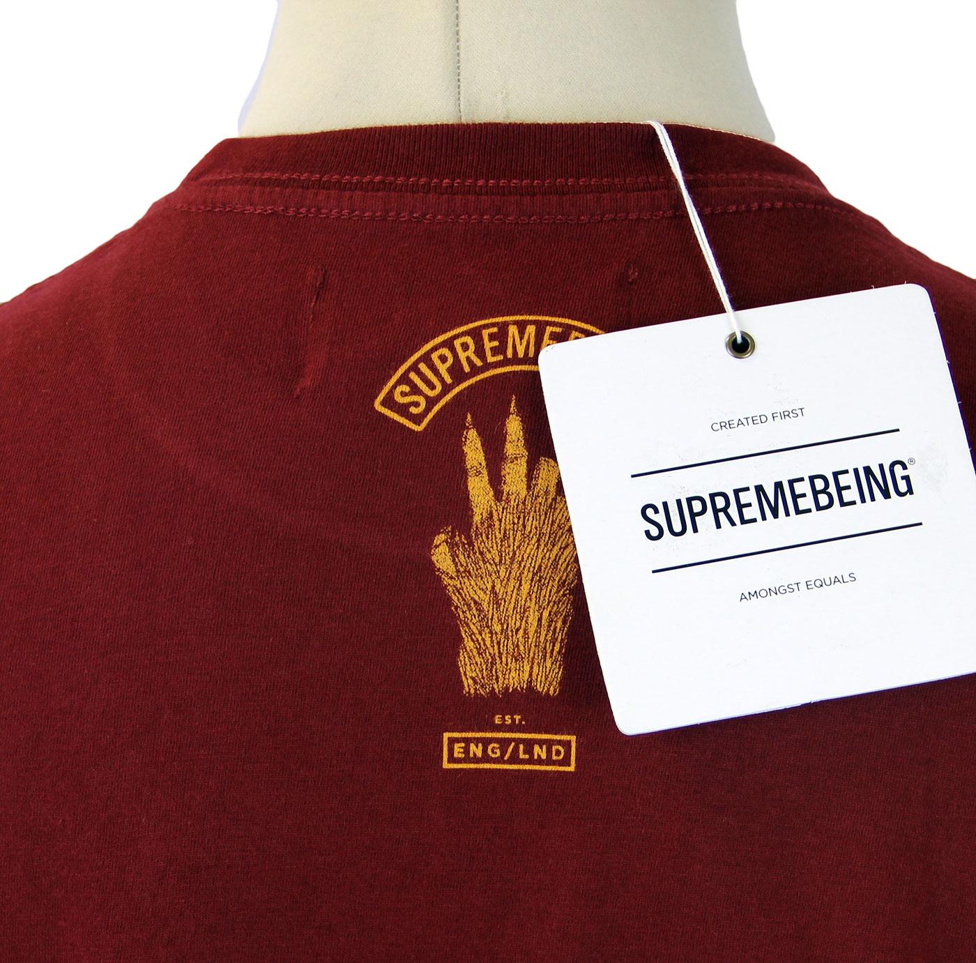 SUPREMEBEING Sunrah Retro 70s Indie Lion Print T Shirt