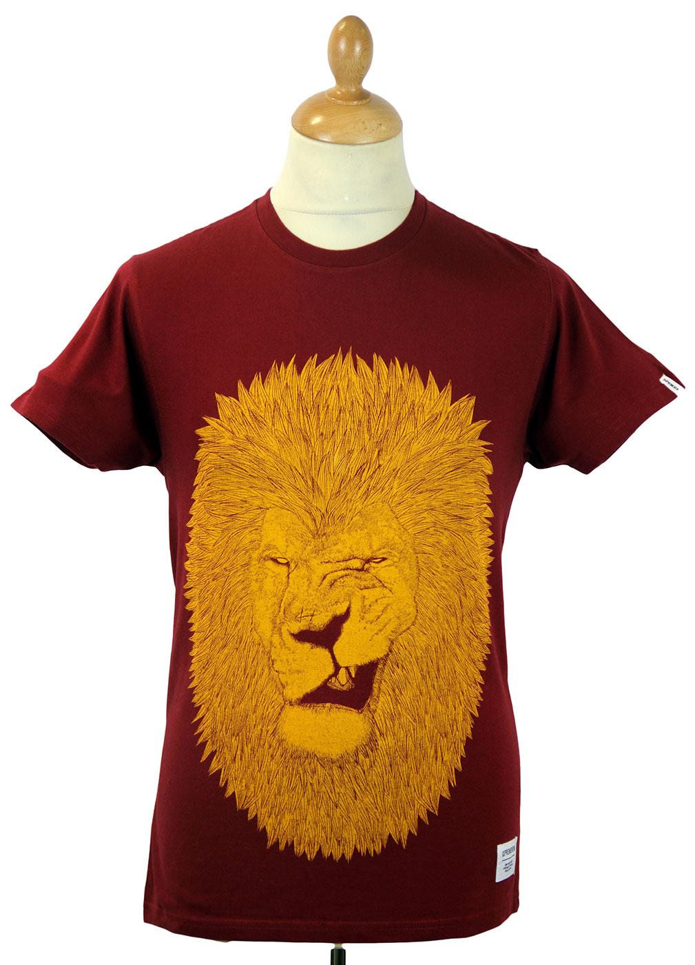 Sunrah SUPREMEBEING Retro 70s Lion Print T-Shirt