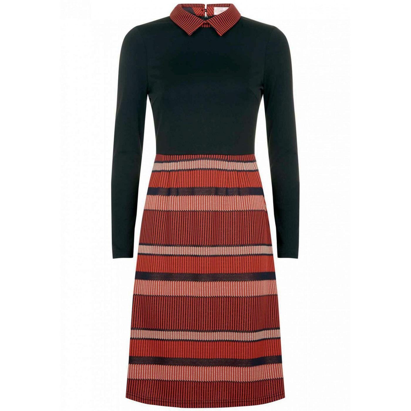 TRAFFIC PEOPLE Top 'n' Tail Retro Mod Dress in Red