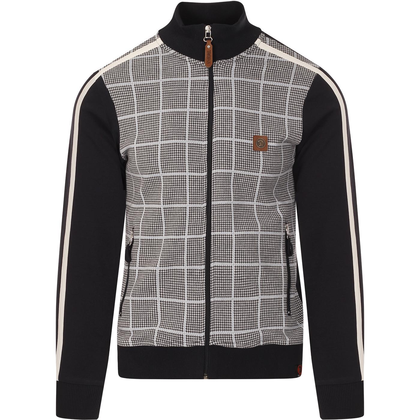 TROJAN RECORDS Prince of Wales Check Track Top (N)
