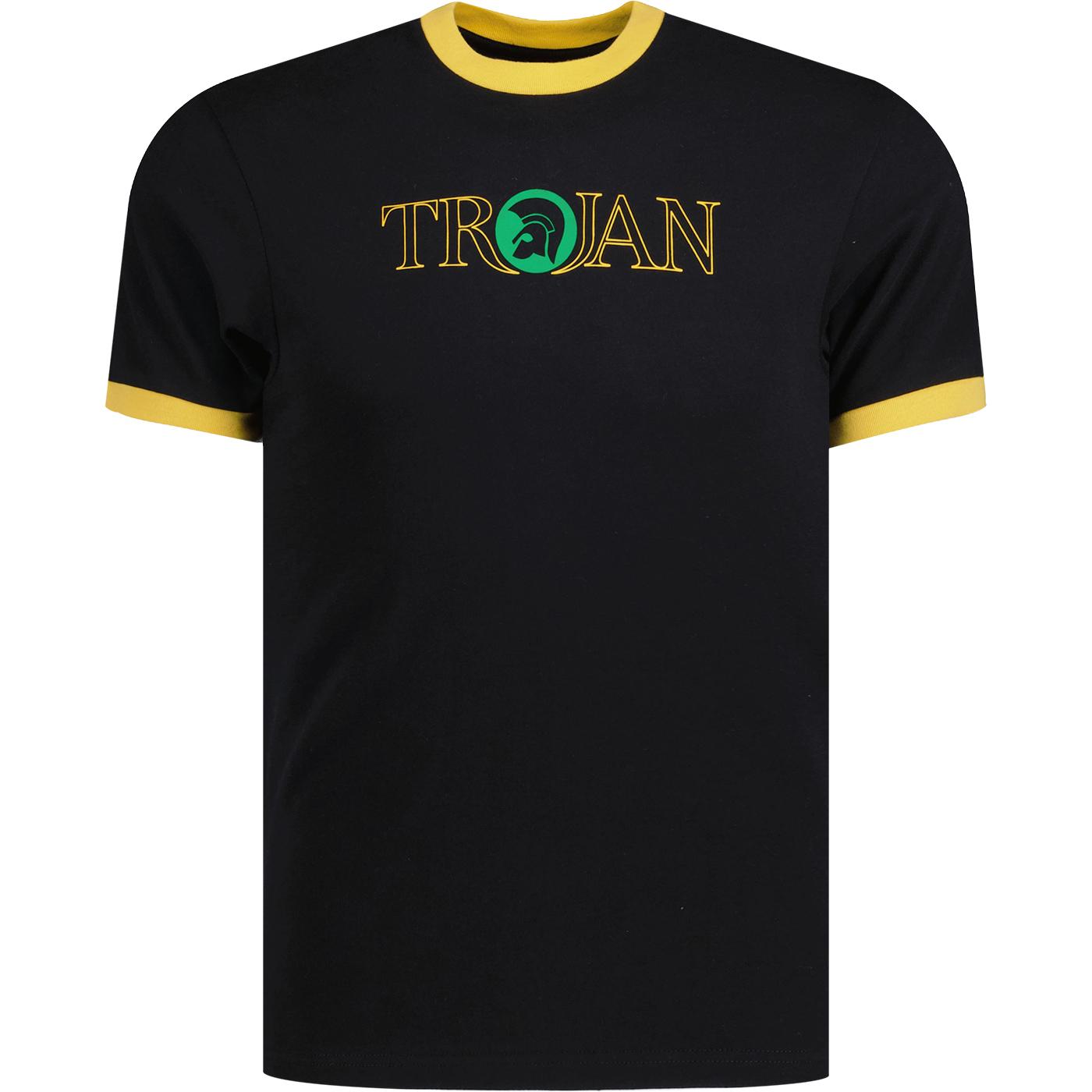 TROJAN RECORDS Outline Logo T-Shirt in Jamaica