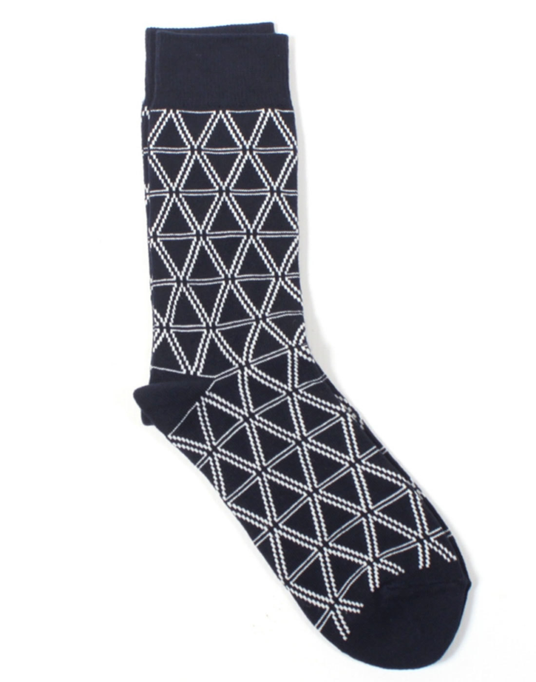 Bloedel TUKTUK Retro 60s Geometric Triangle Socks