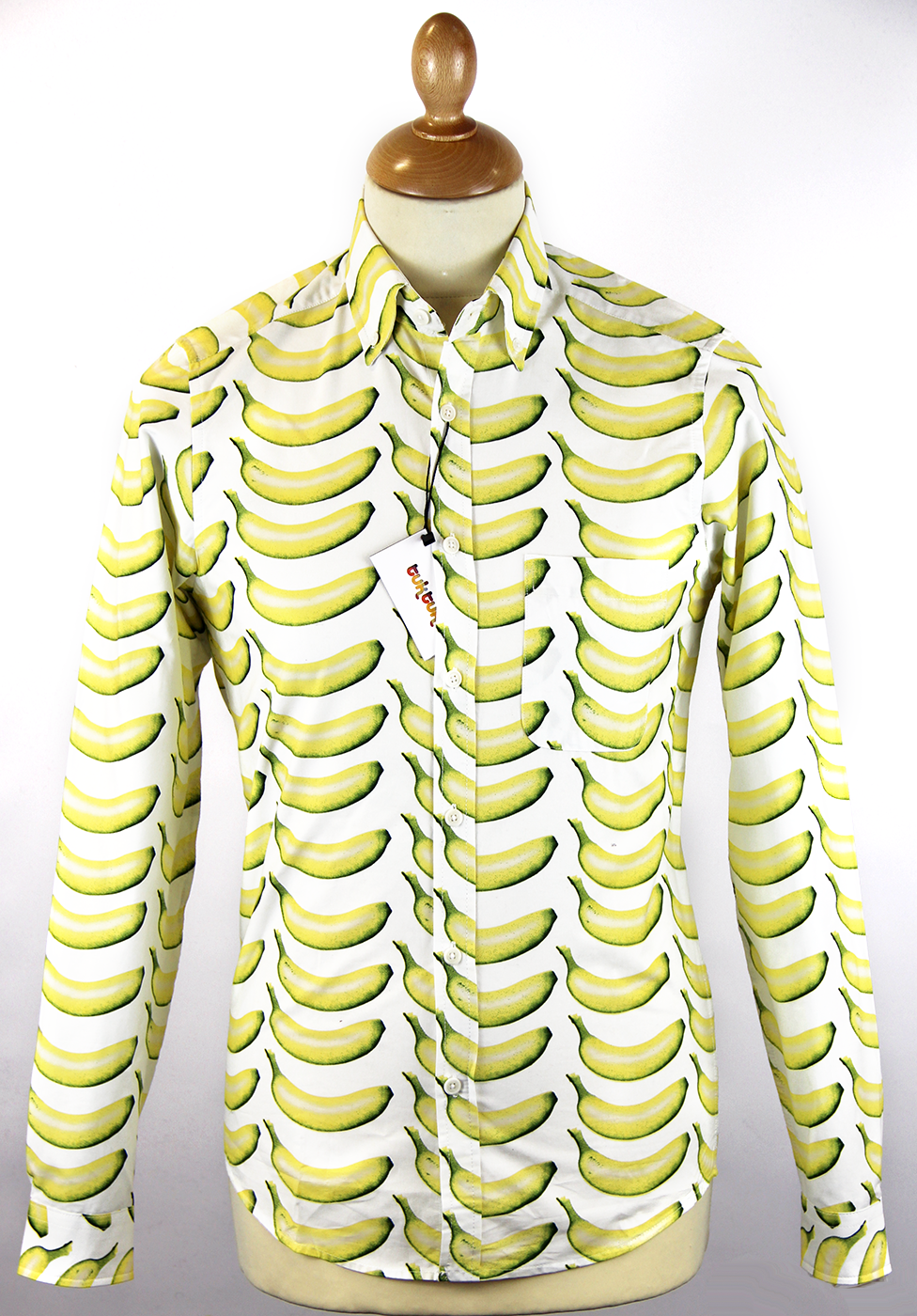 Velvet Banana TUKTUK Retro Button Down Shirt LS
