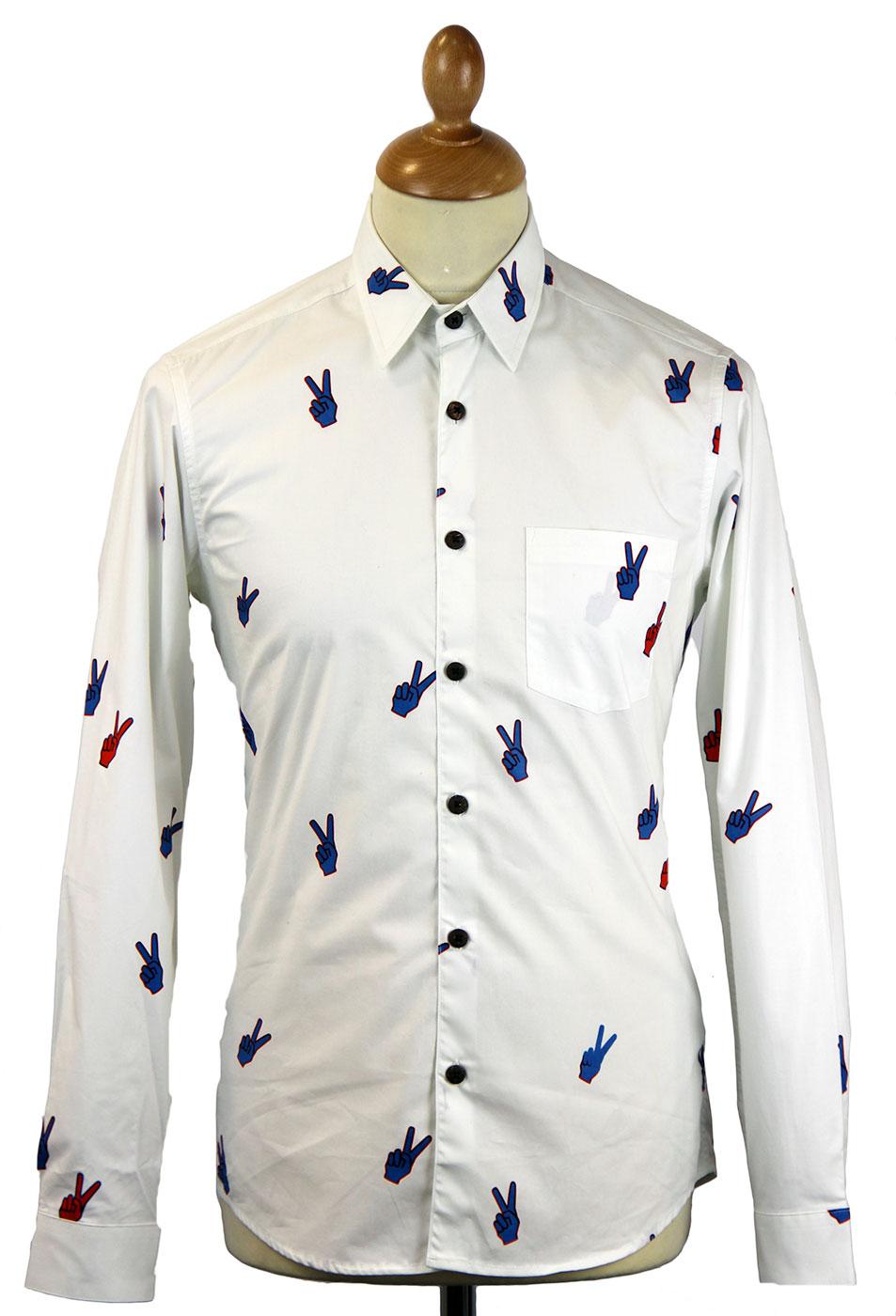 Peace TUKTUK Retro 70s Peace Symbol Shirt