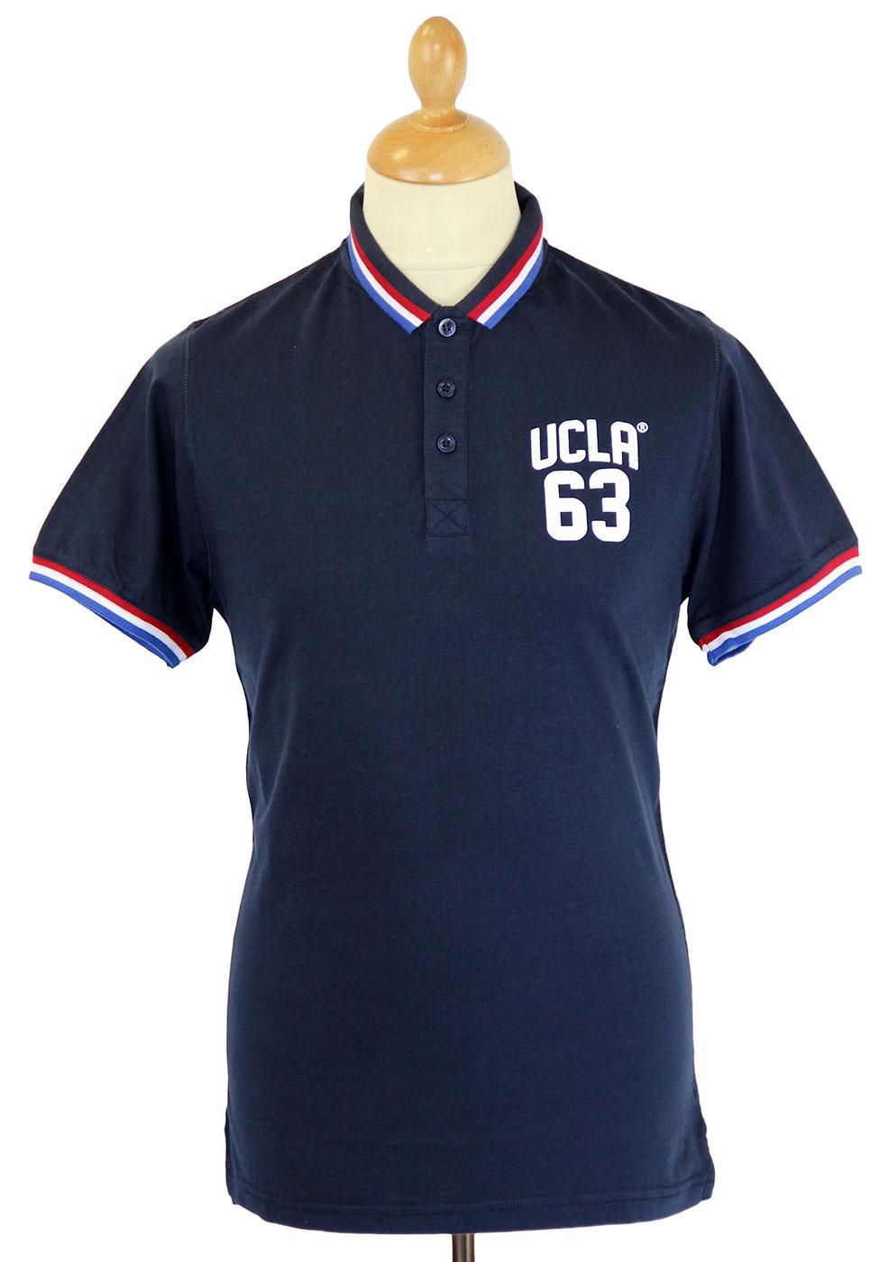 Galt UCLA Retro Indie Mod Autostripe Polo Shirt P