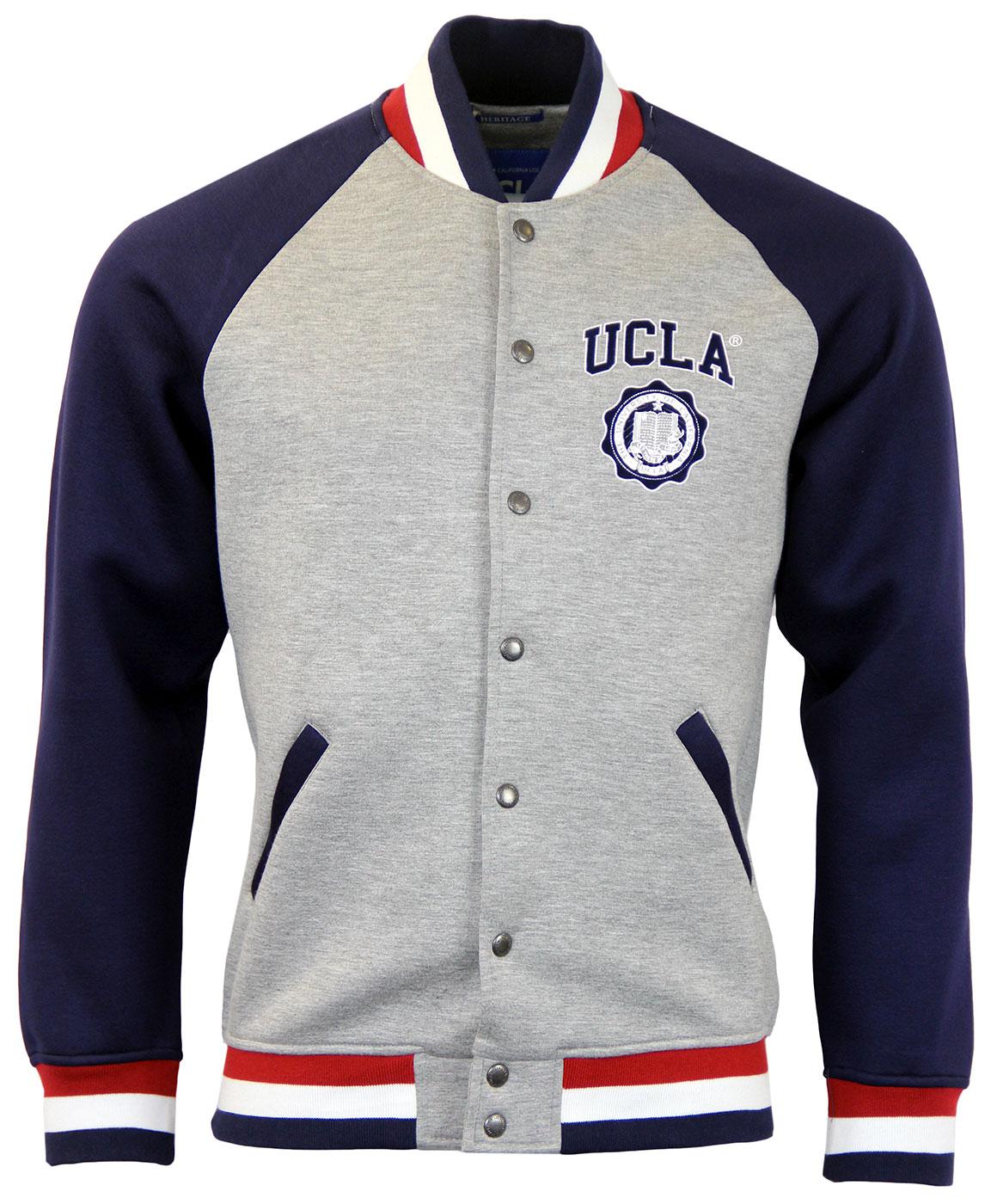 Morrilton UCLA Retro 1970s Neoprene Varsity Jacket