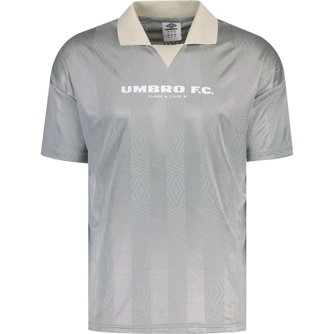 Umbro Retro Silver Griffin Diamond Football Shirt
