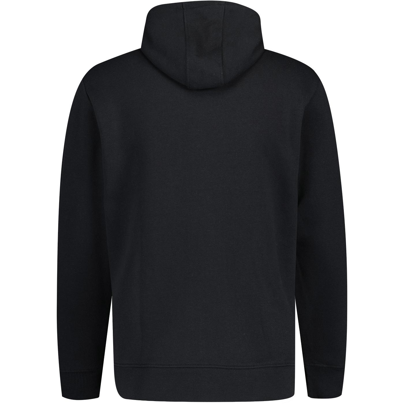 ZT Hood Umbro Retro Zip-Through Hoody Black Woodland Grey