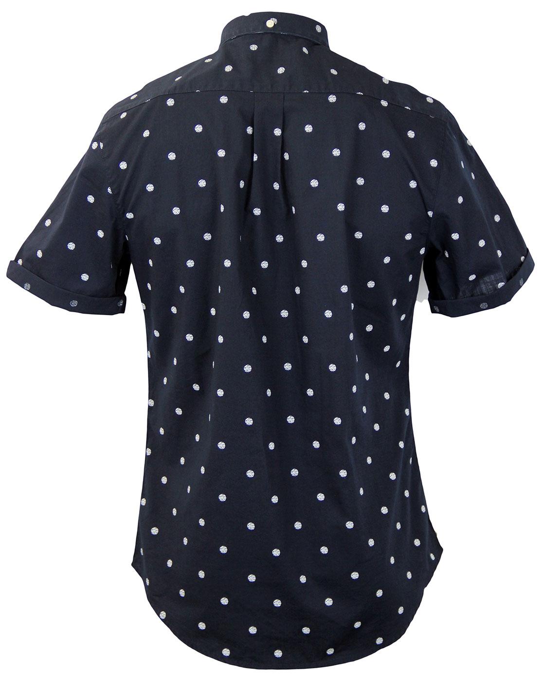 polka dot short sleeve shirt