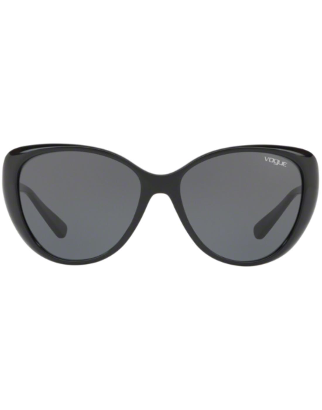 VOGUE Retro 60s Vintage Cats-Eye Daisy Sunglasses in Black