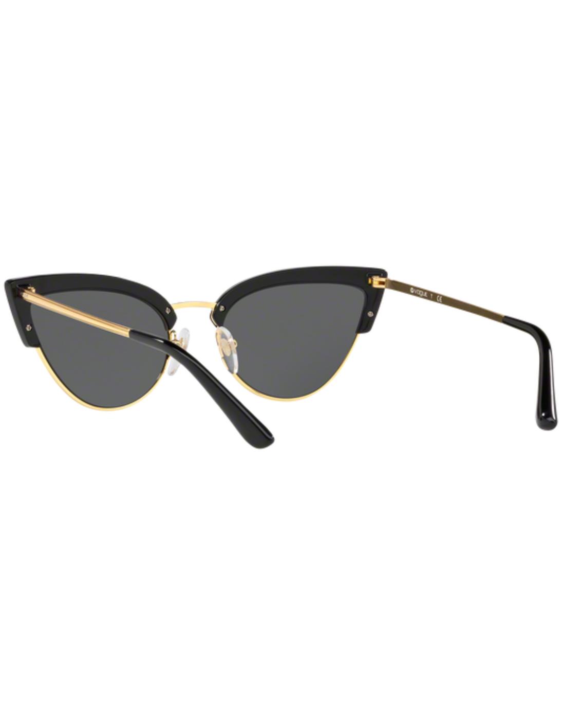 Vogue Retro 50s Vintage Cats Eye Sunglasses In Black 