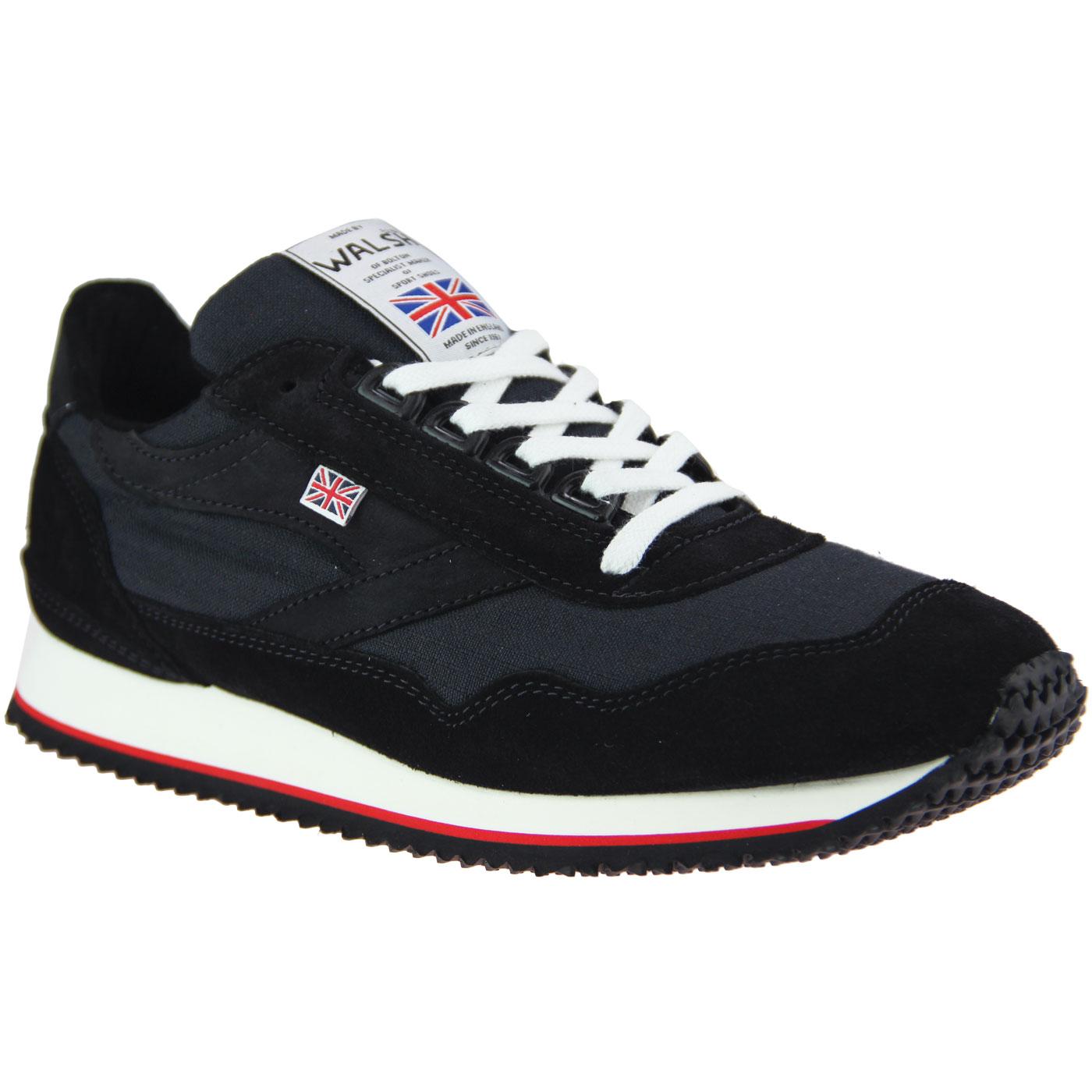 Ensign WALSH Made in England Retro Trainers CARBON