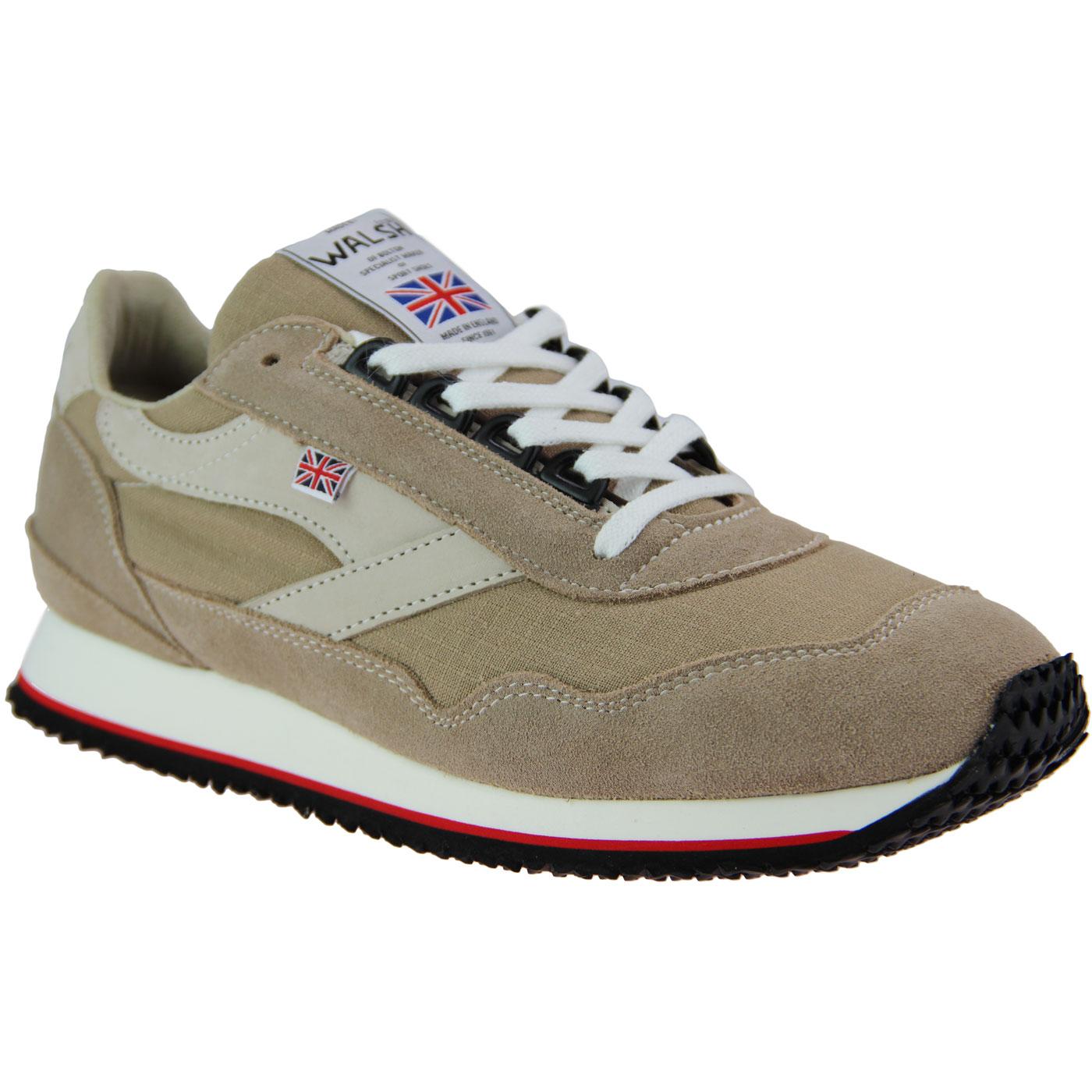 Ensign WALSH Made in England Retro Trainers DESERT