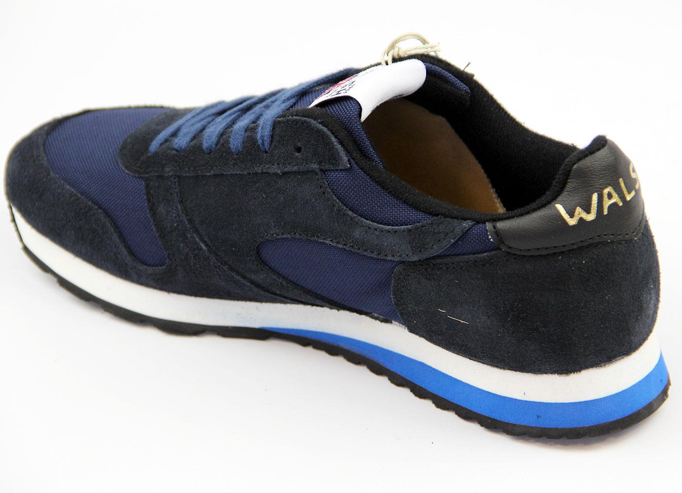 NORMAN WALSH Seoul '88 Retro Indie Running Trainers Navy 1988