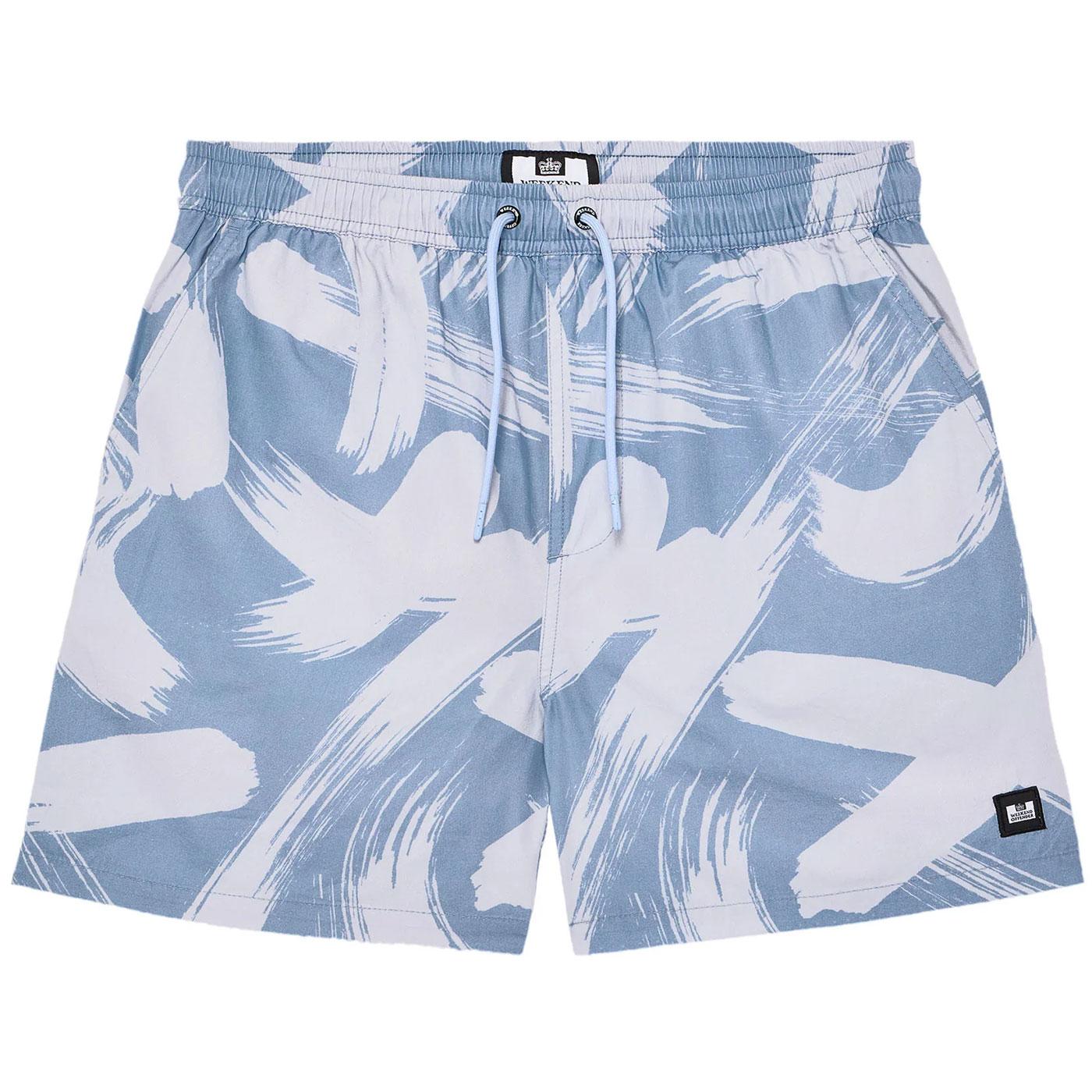 Anzio Weekend Offender Abstract Camo Poplin Shorts