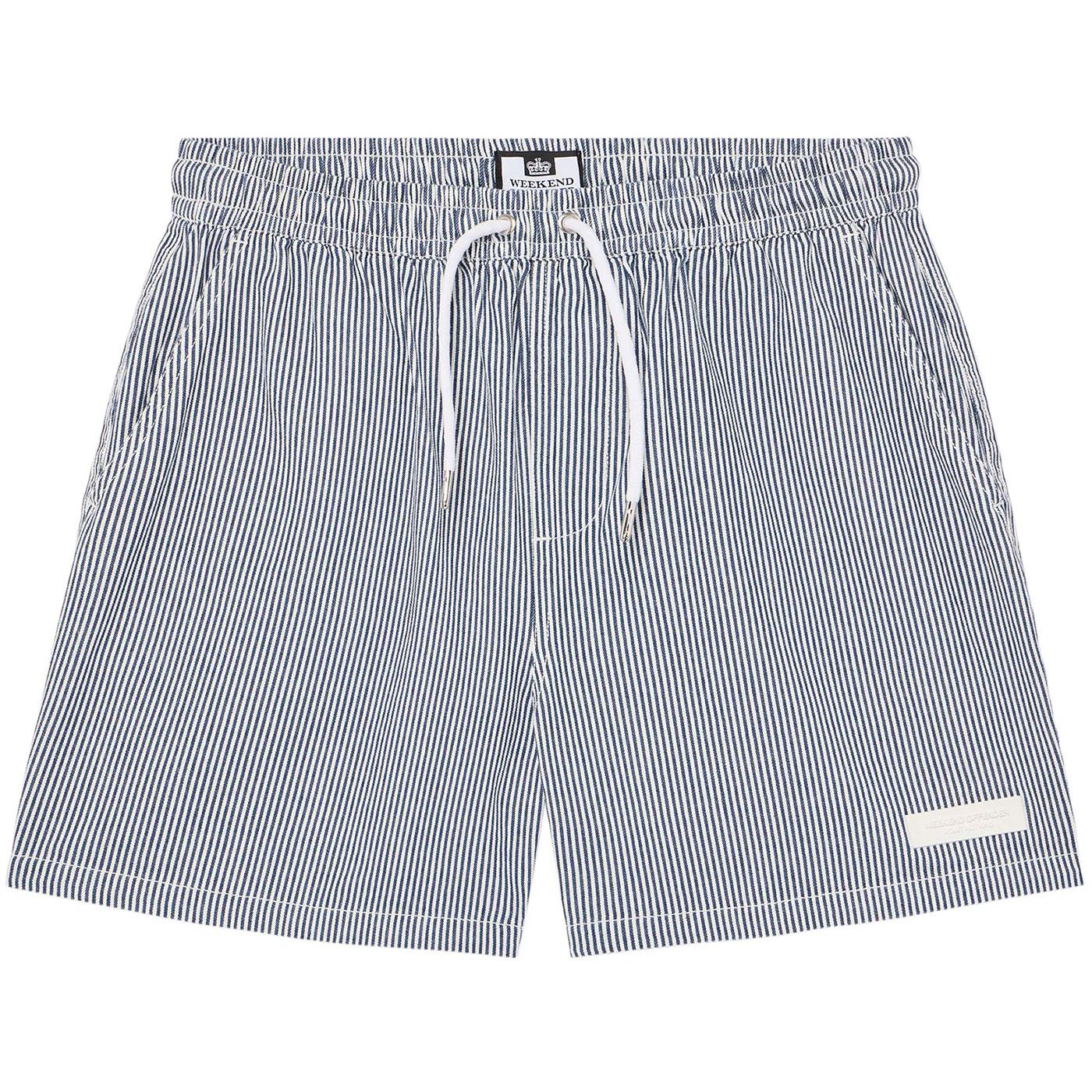 La Rambla Weekend Offender Ticking Stripe Shorts 