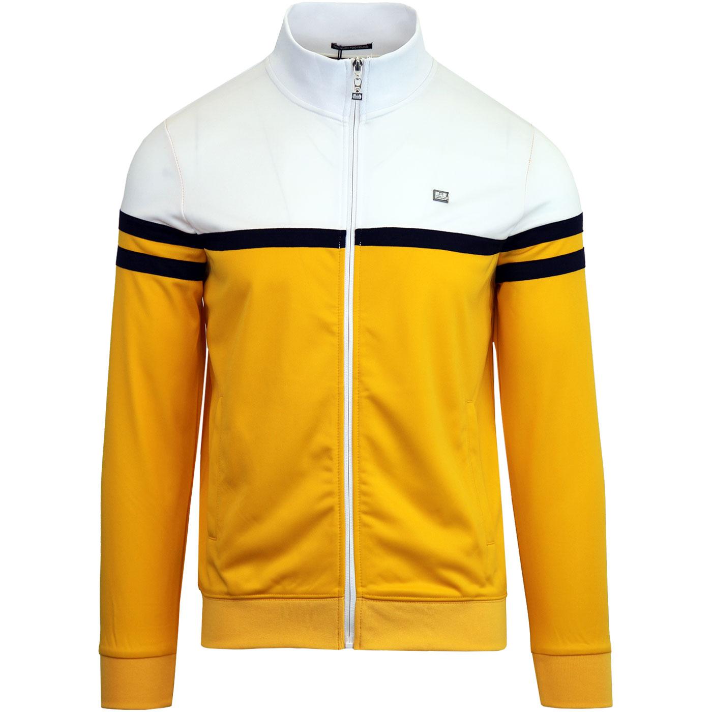 Moore WEEKEND OFFENDER Cut & Sew Track Top GOLD