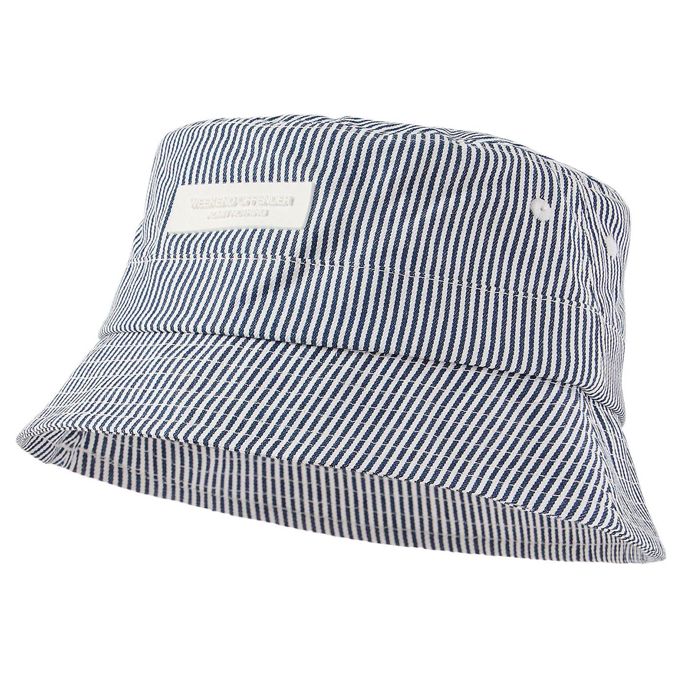 Navas Weekend Offender Ticking Stripe Bucket Hat