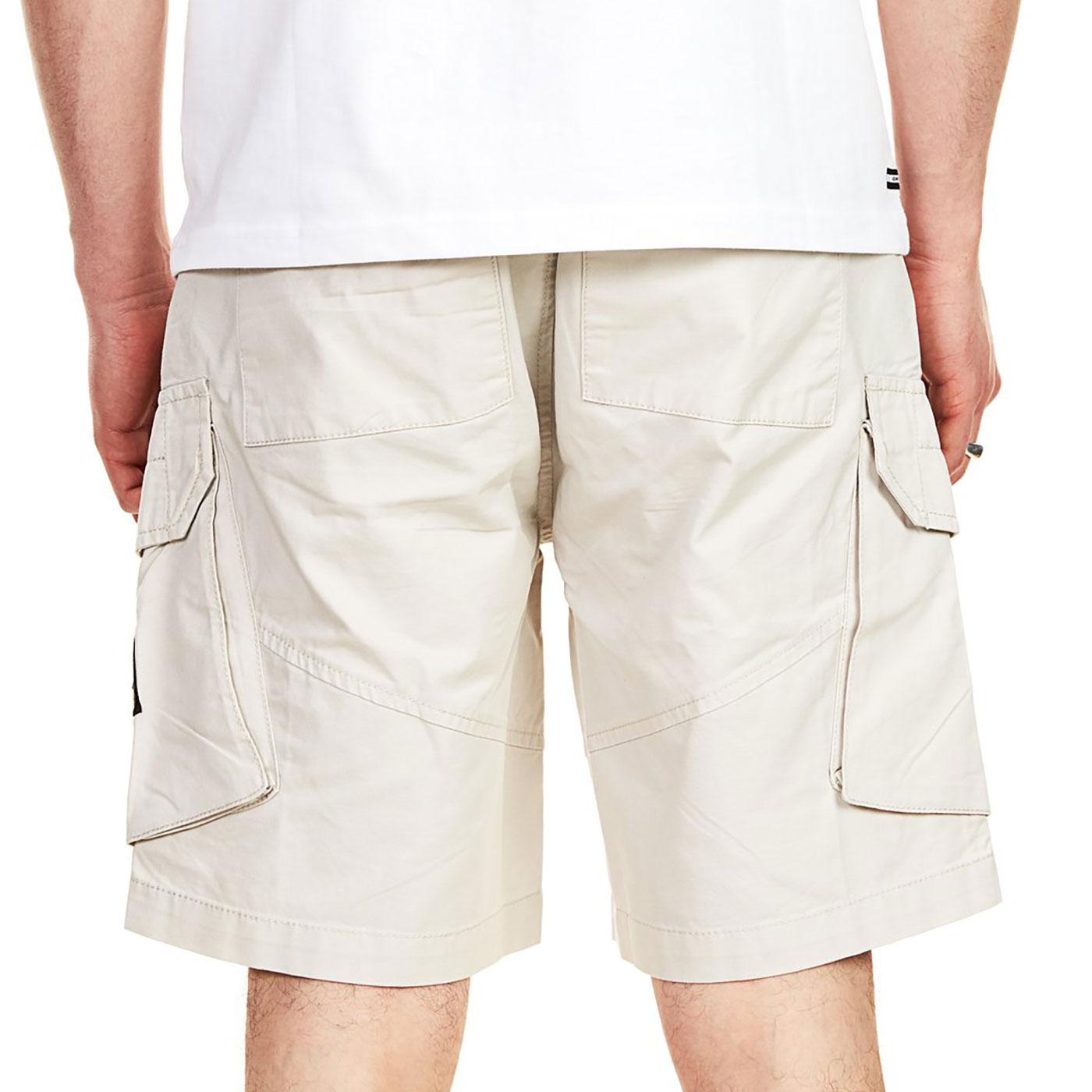 WEEKEND OFFENDER New Jersey Cargo Shorts in Plaster