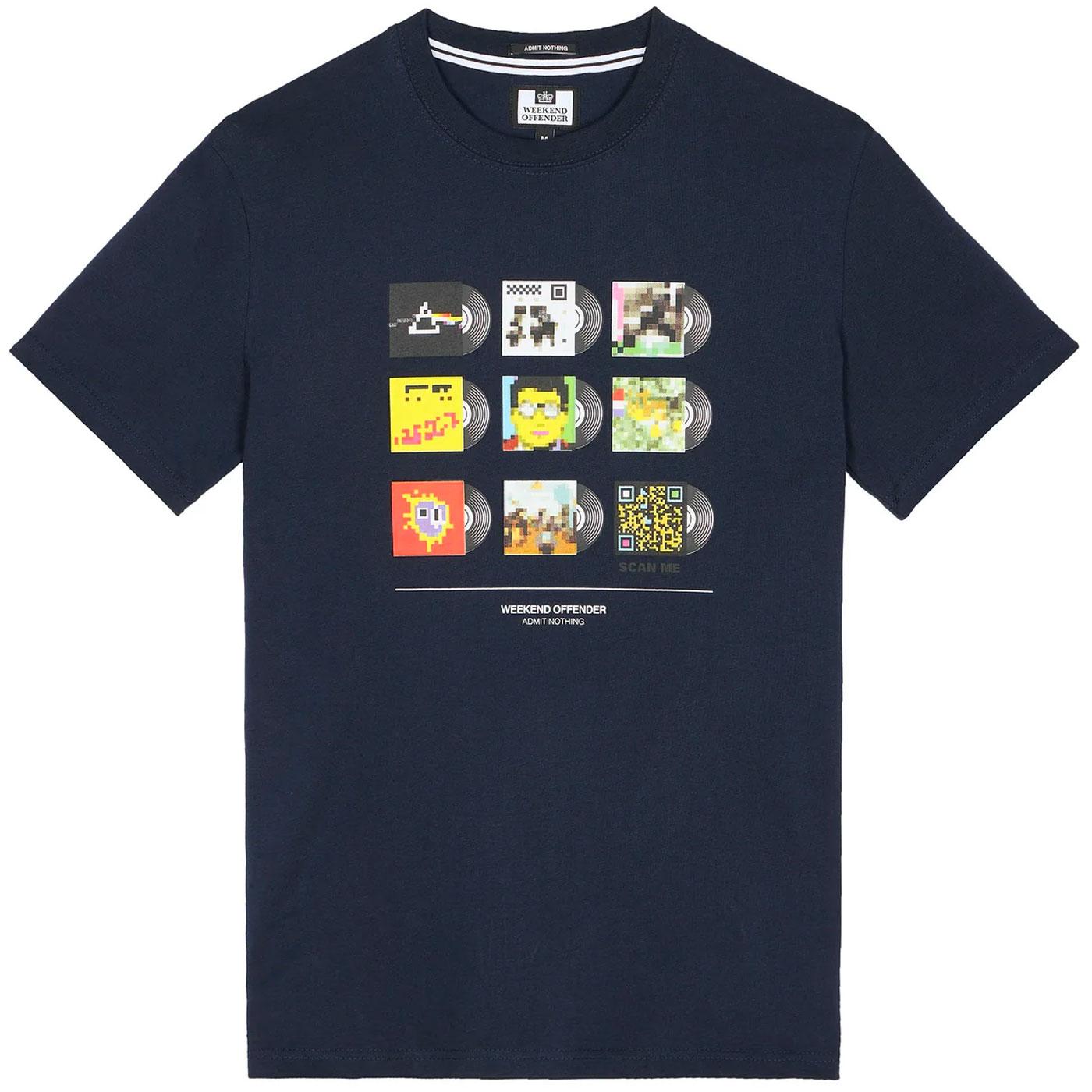 Sleeves WEEKEND OFFENDER Pixelated Vinyl T-Shirt