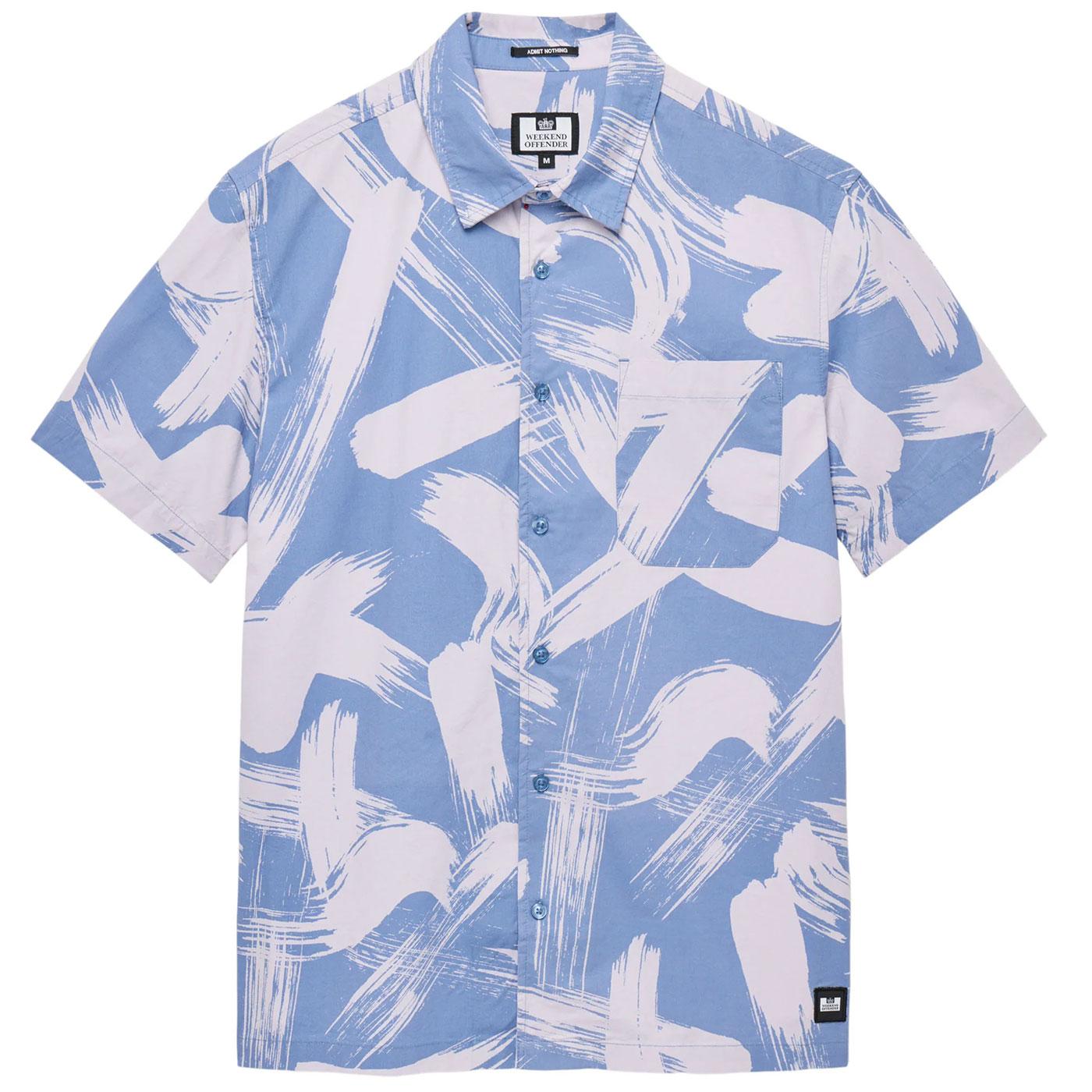 Toshima Weekend Offender Abstract Camo Shirt (CB)