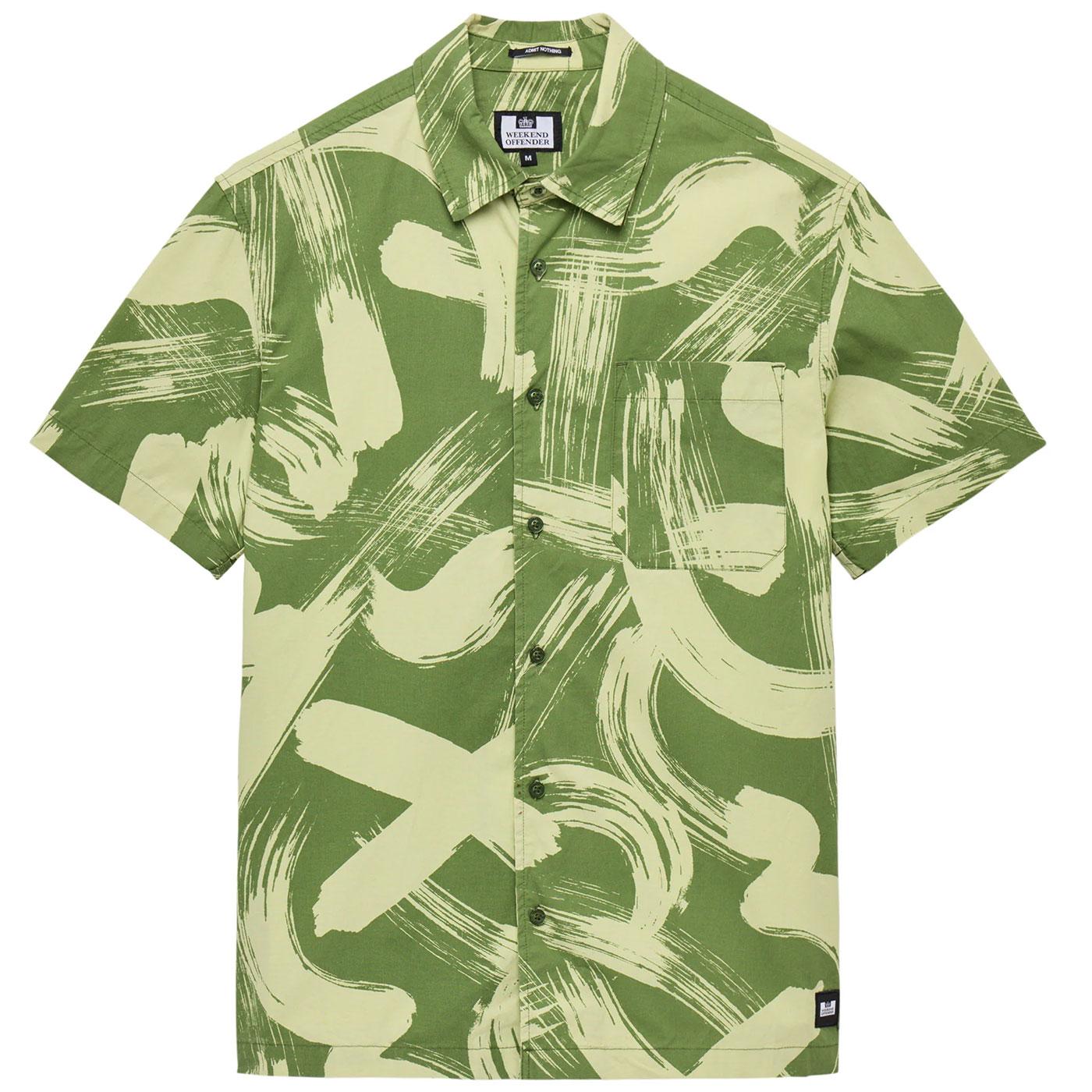 Toshima Weekend Offender Abstract Camo Shirt (SG)