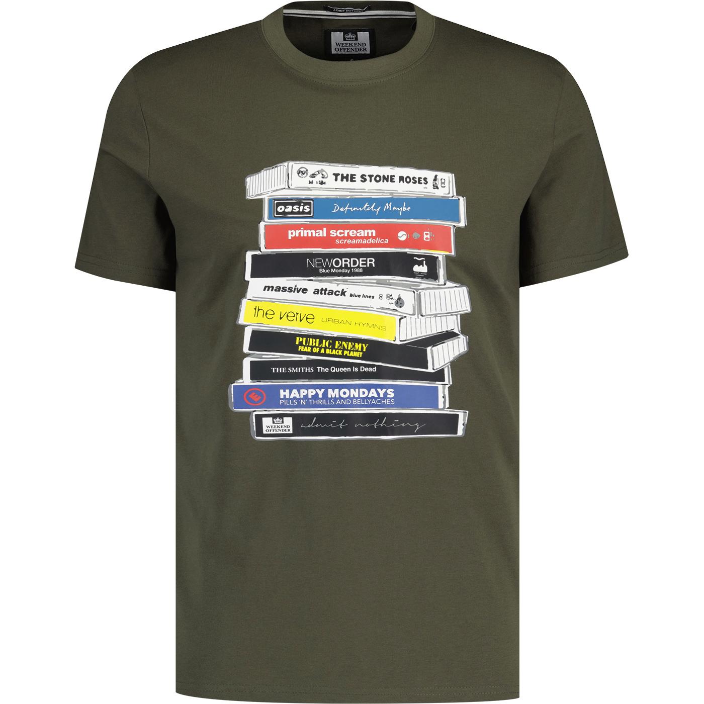 Cassettes Weekend Offender Retro 90s Graphic Tee