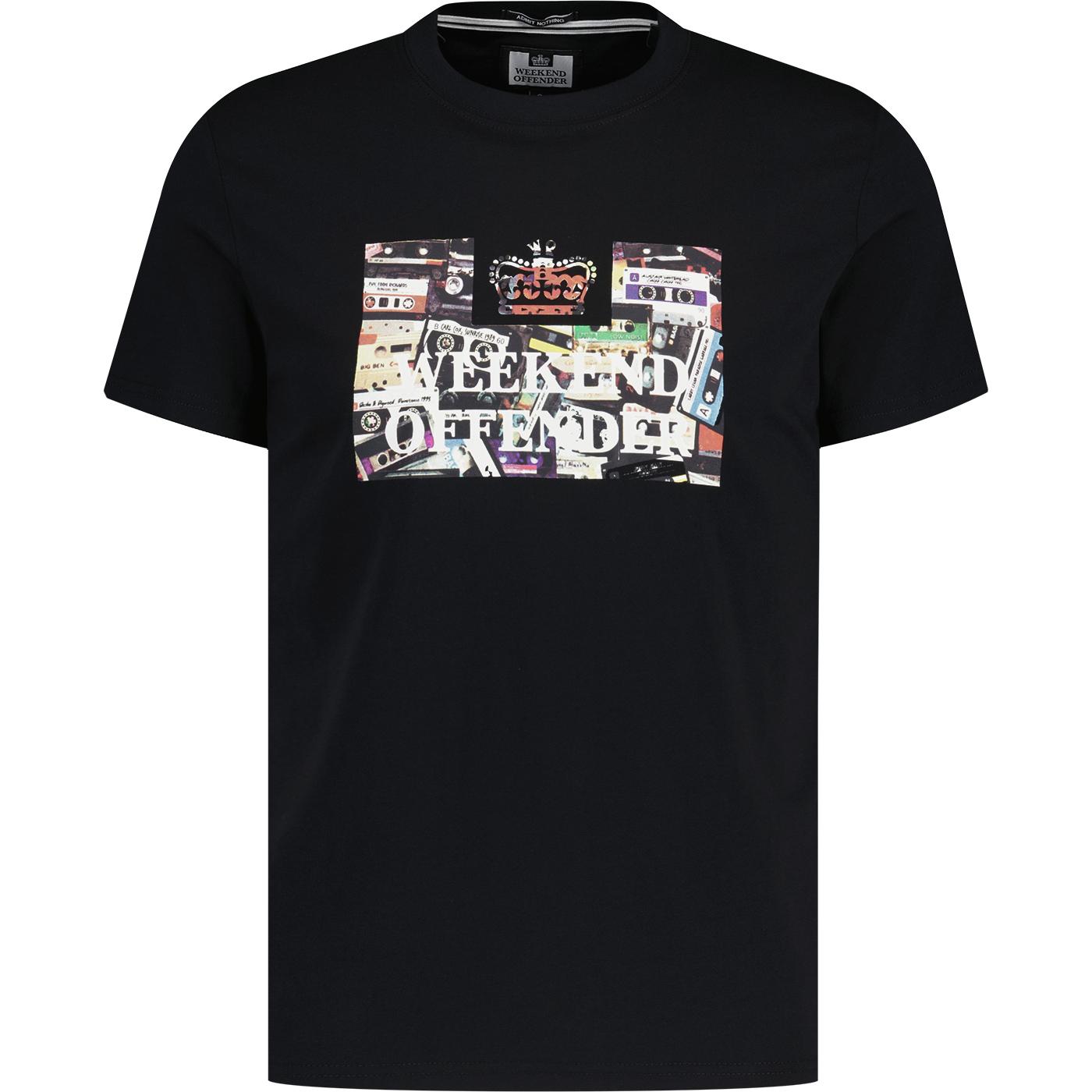 Keyte Weekend Offender Retro Cassette Graphic Tee 