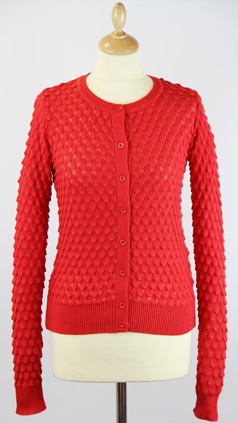 Snapper WHO'S THAT GIRL Mod Scallop Knit Cardigan